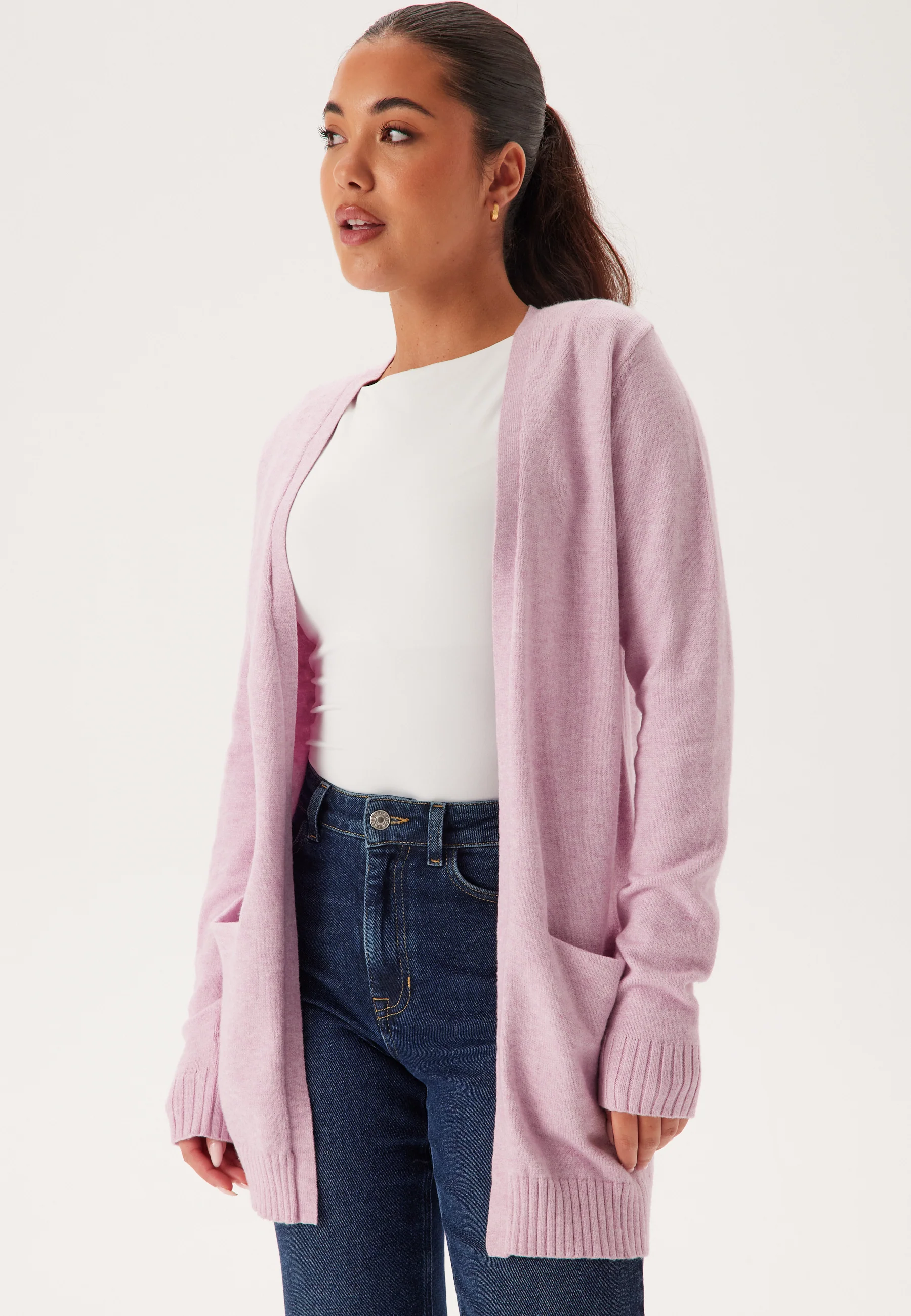 Viril Open L/S Knit Cardigan