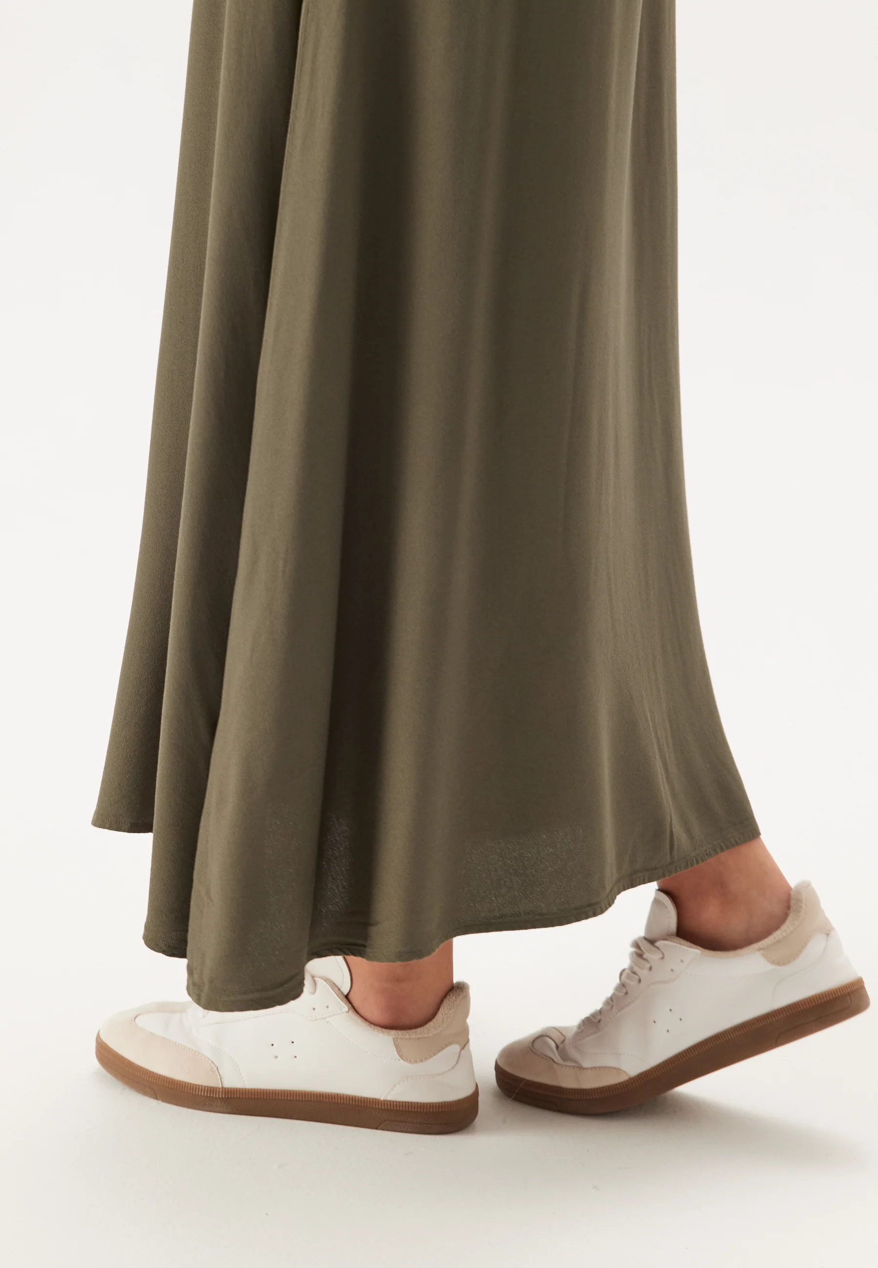 Viscose Belted Shirt Dress - Image 5