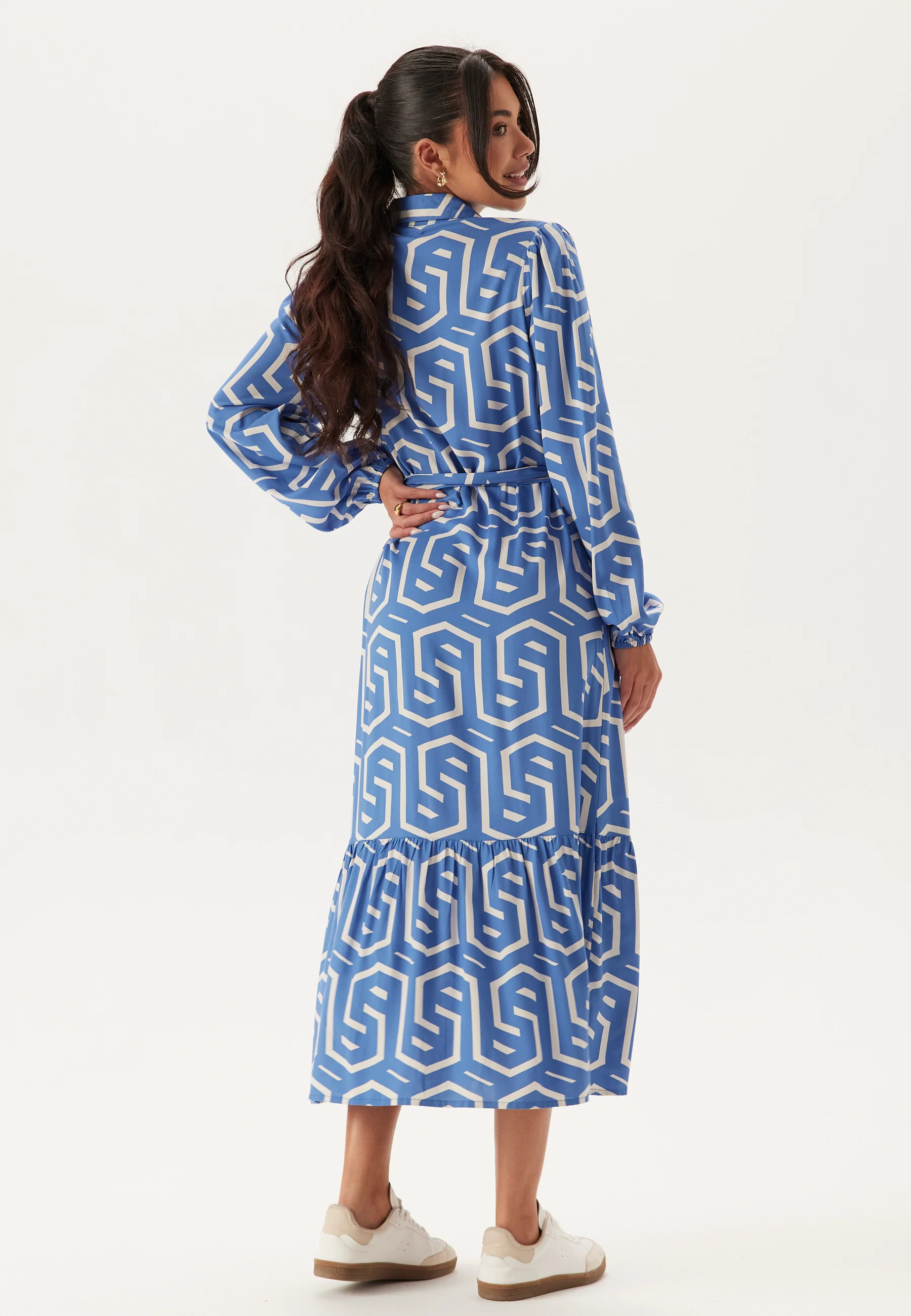 Viscose Long Sleeve Dress - Image 2