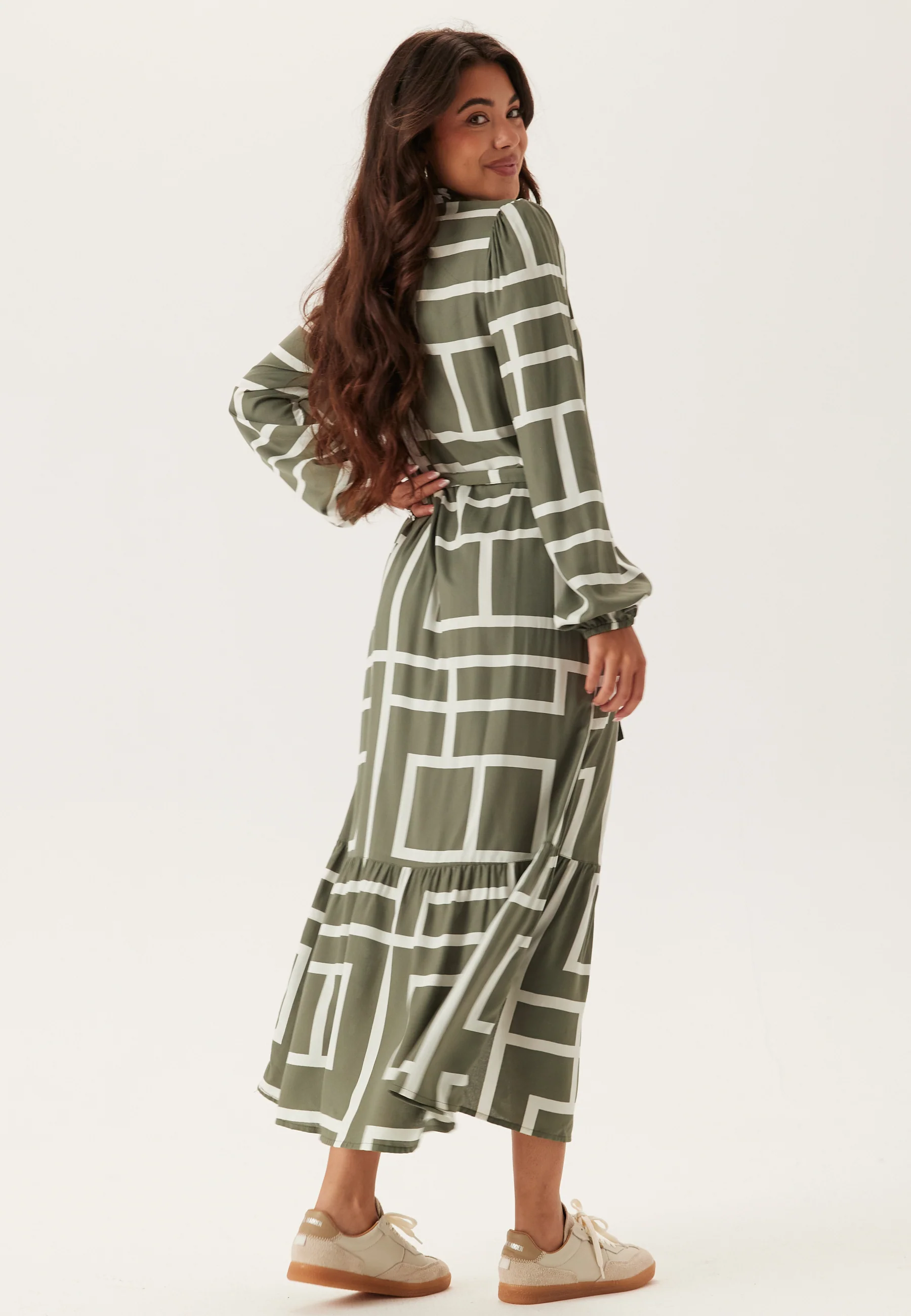 Viscose Long Sleeve Dress - Image 3