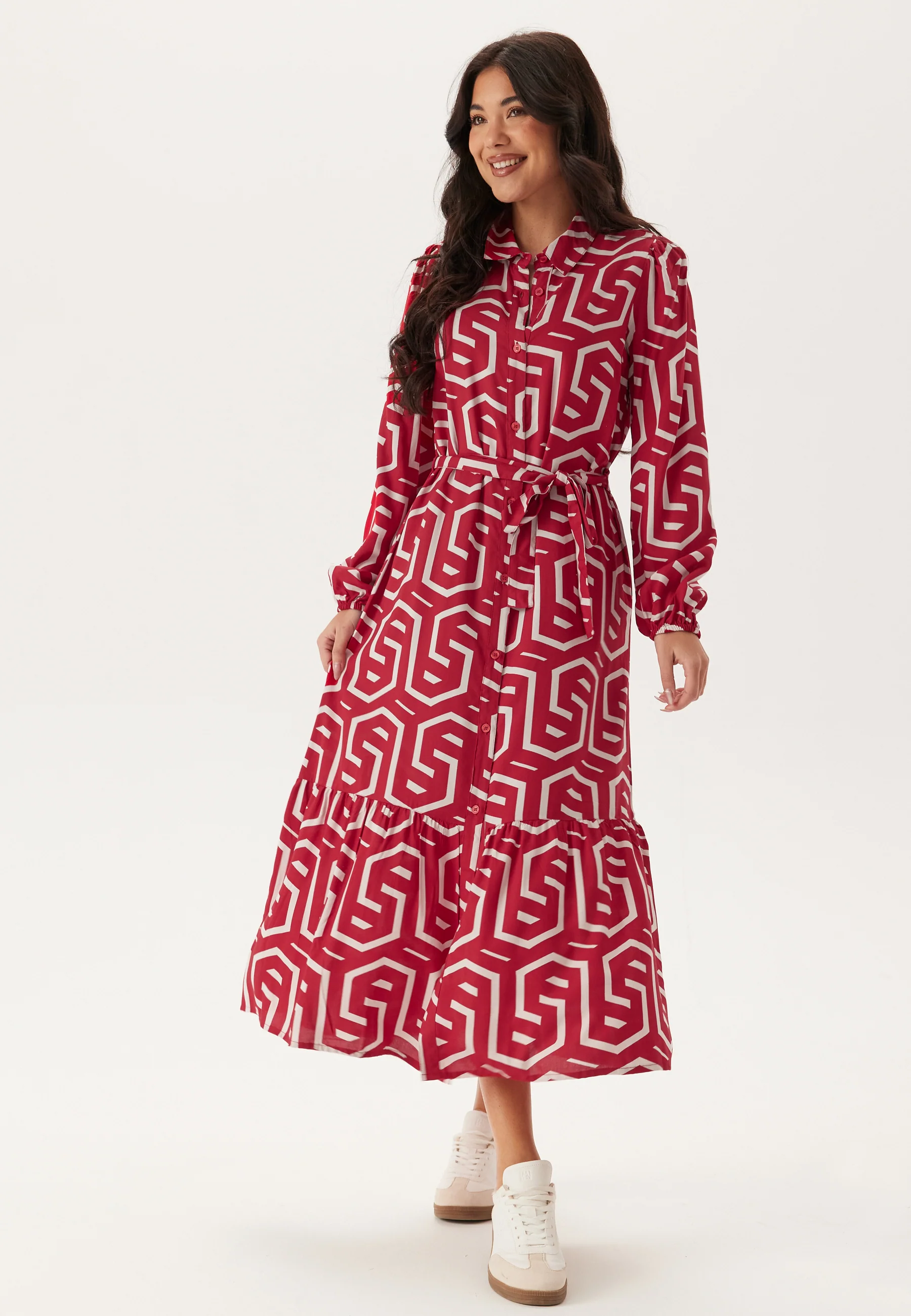 Viscose Long Sleeve Dress - Image 2