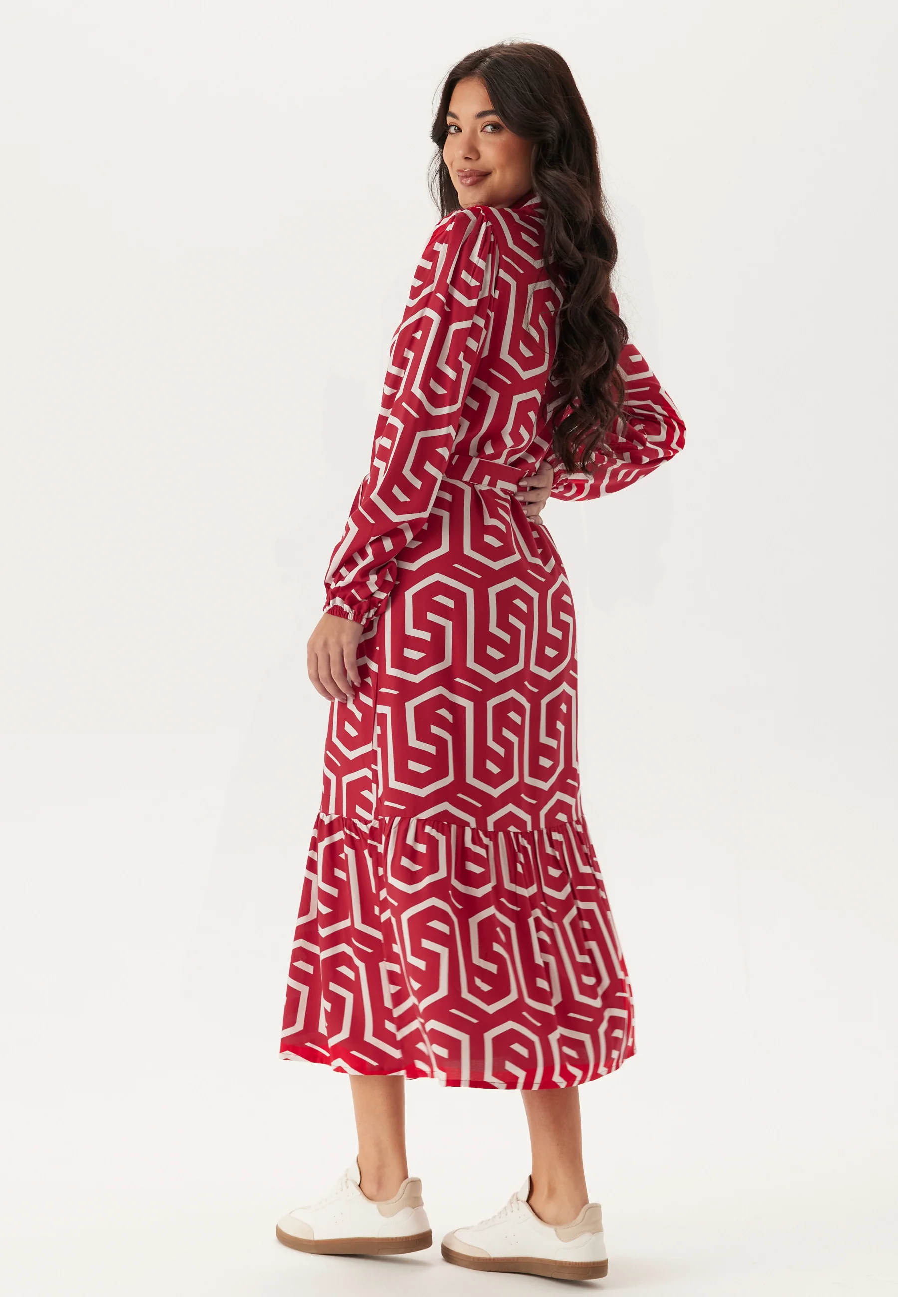 Viscose Long Sleeve Dress - Image 3