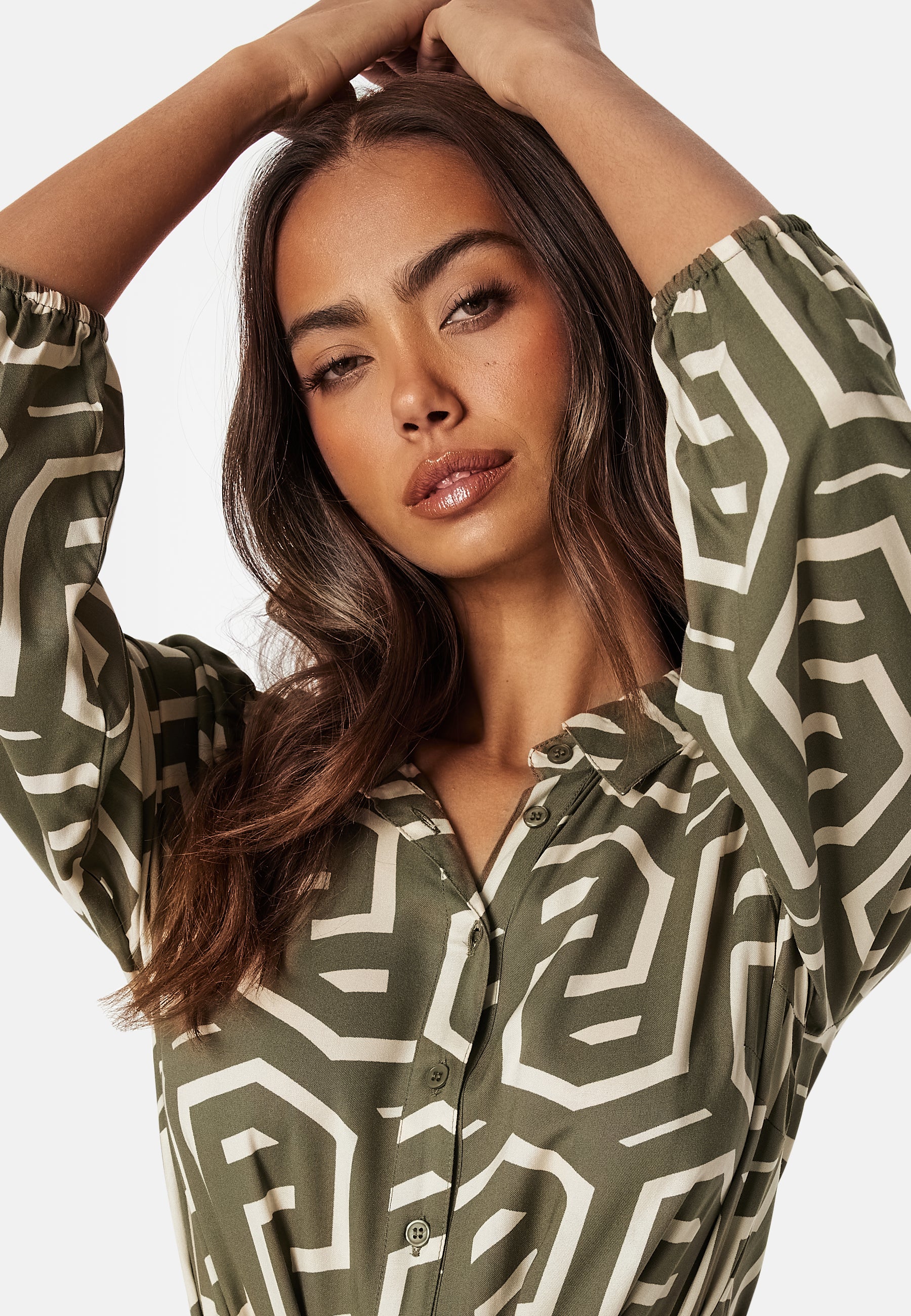 Viscose Shirt Dress - Image 3