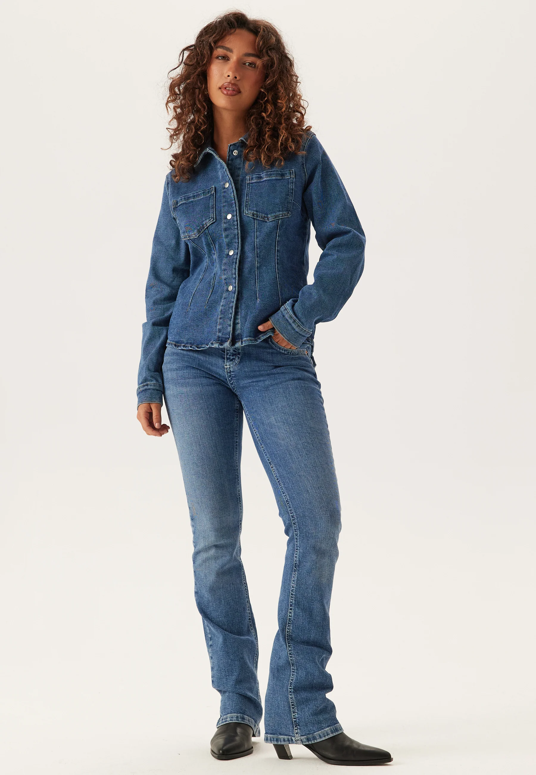 Visol L/S Denim Shirt - Image 4