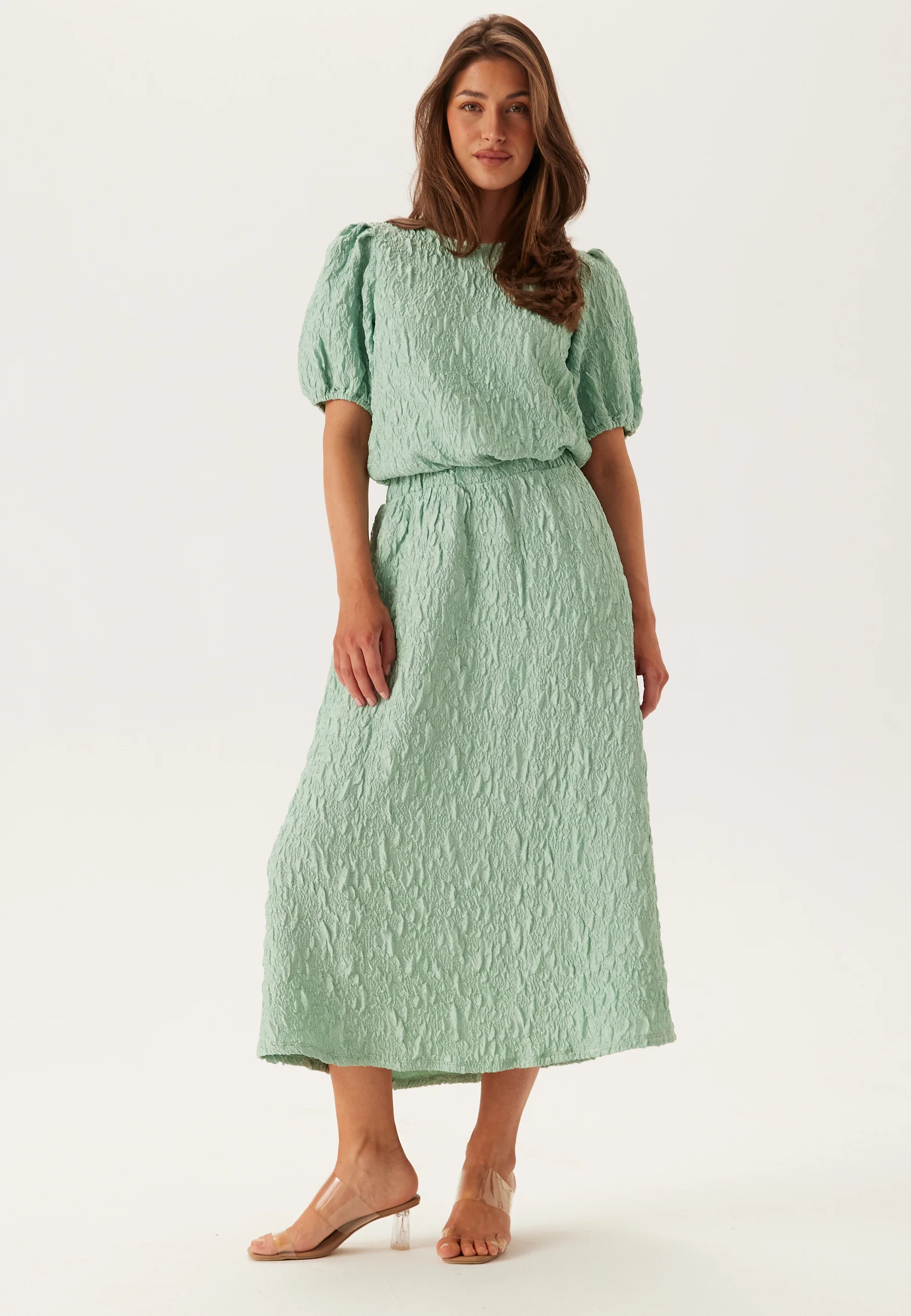 Visophia Hw Volume Midi Skirt - Image 3