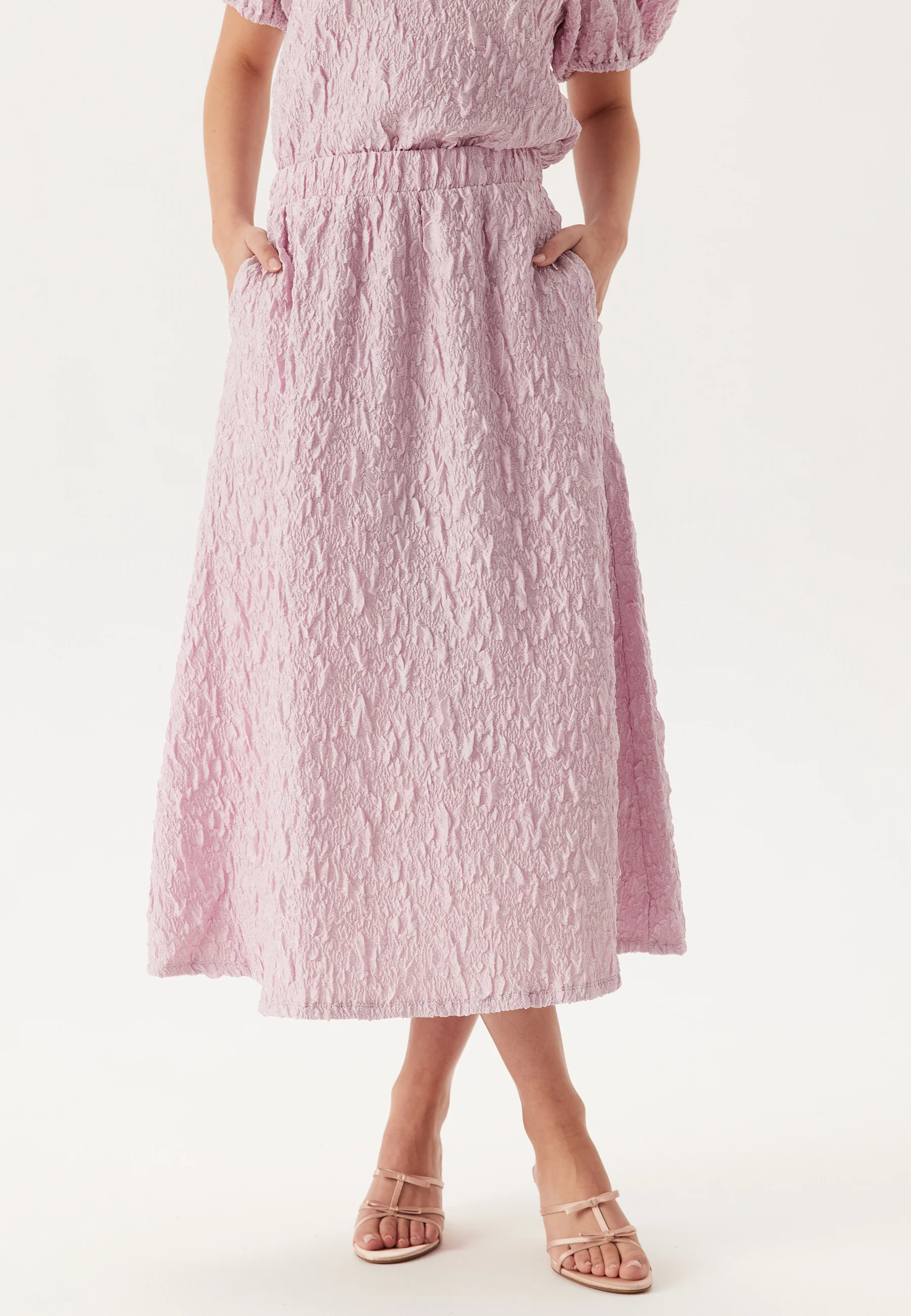 Visophia Hw Volume Midi Skirt - Image 2