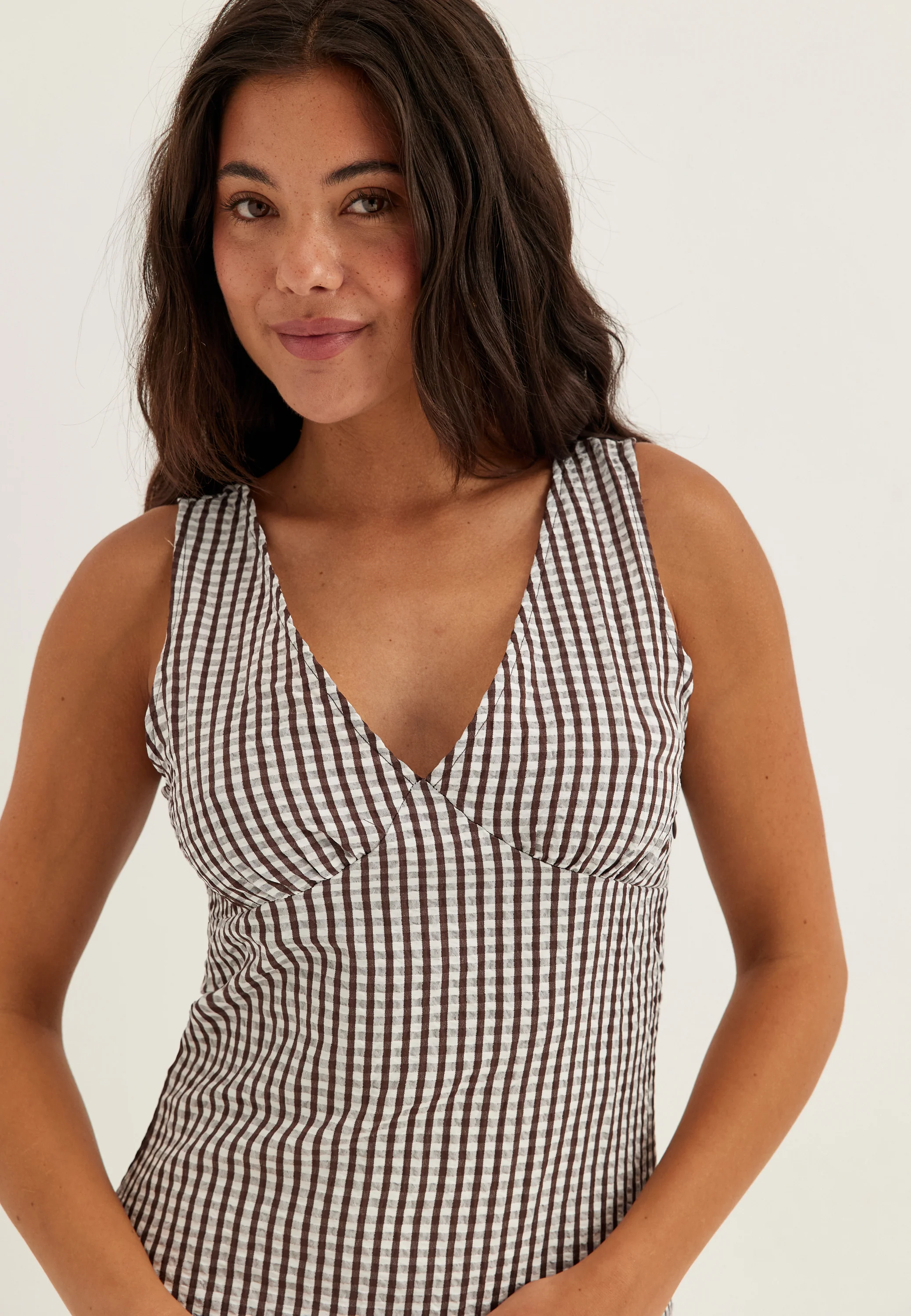 Viterni S/L V-NECK ANKLE DRESS - Image 3