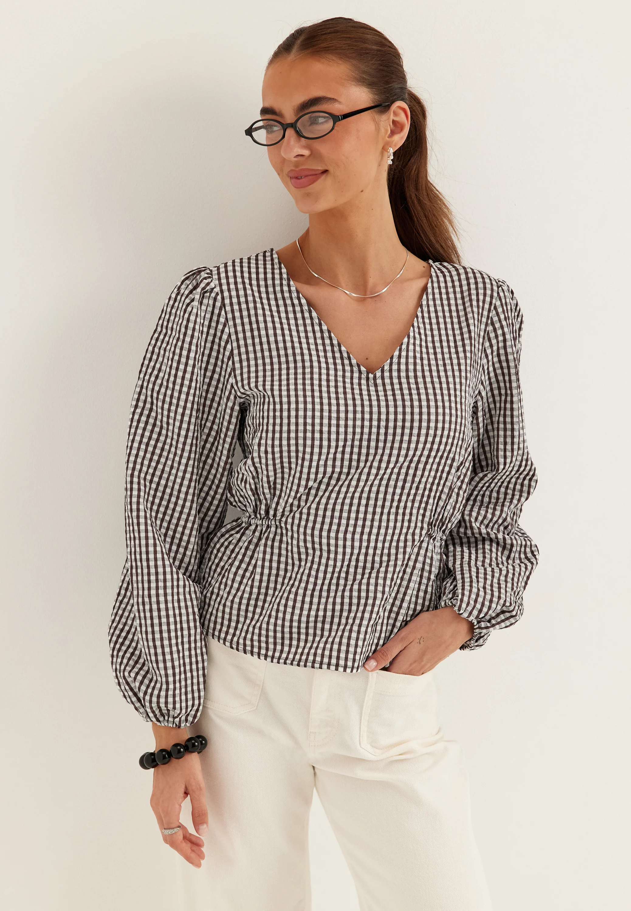 Viterni V-neck L/S TOP