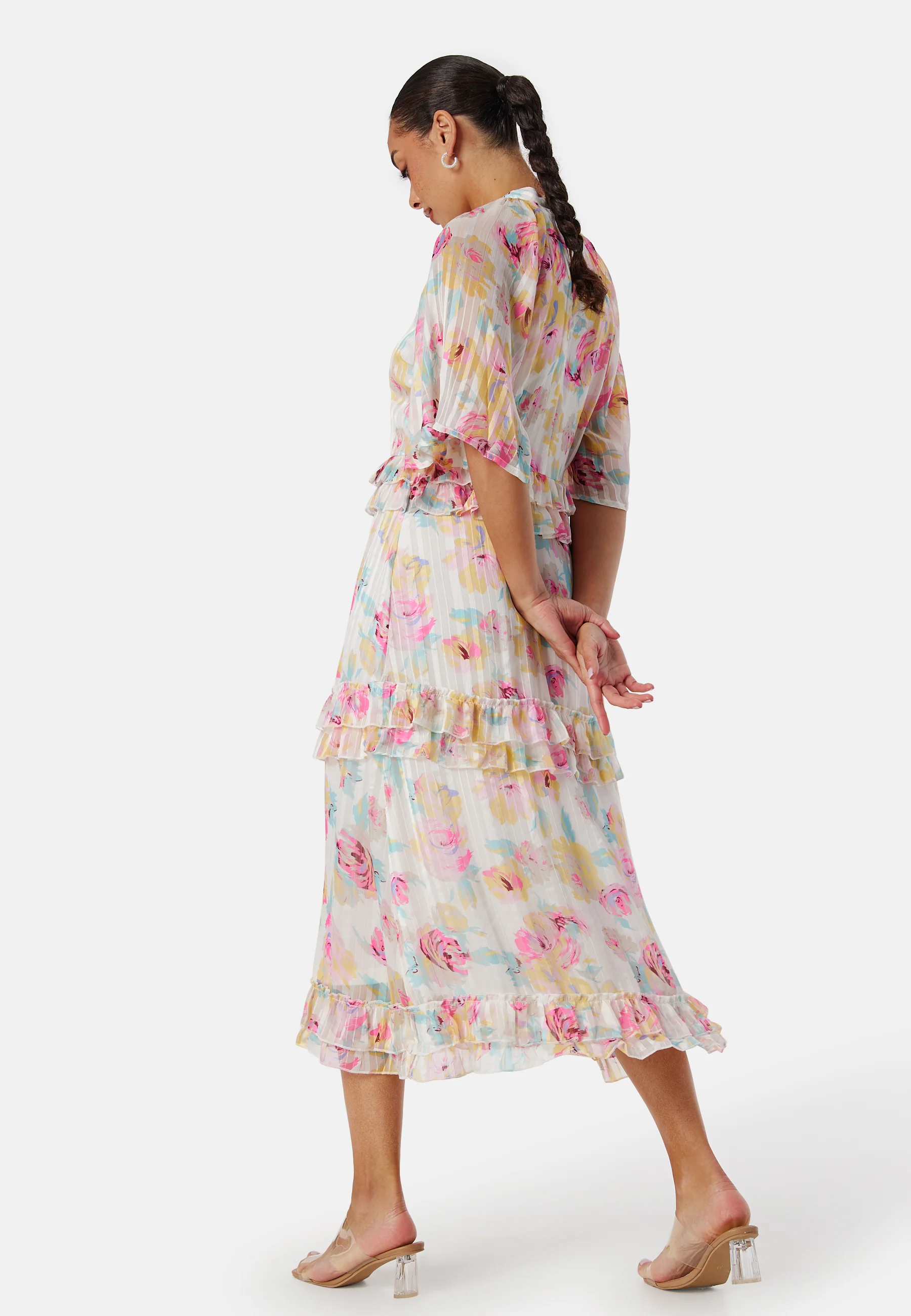 Vivoline 2/4 midi flounce dress - Image 2