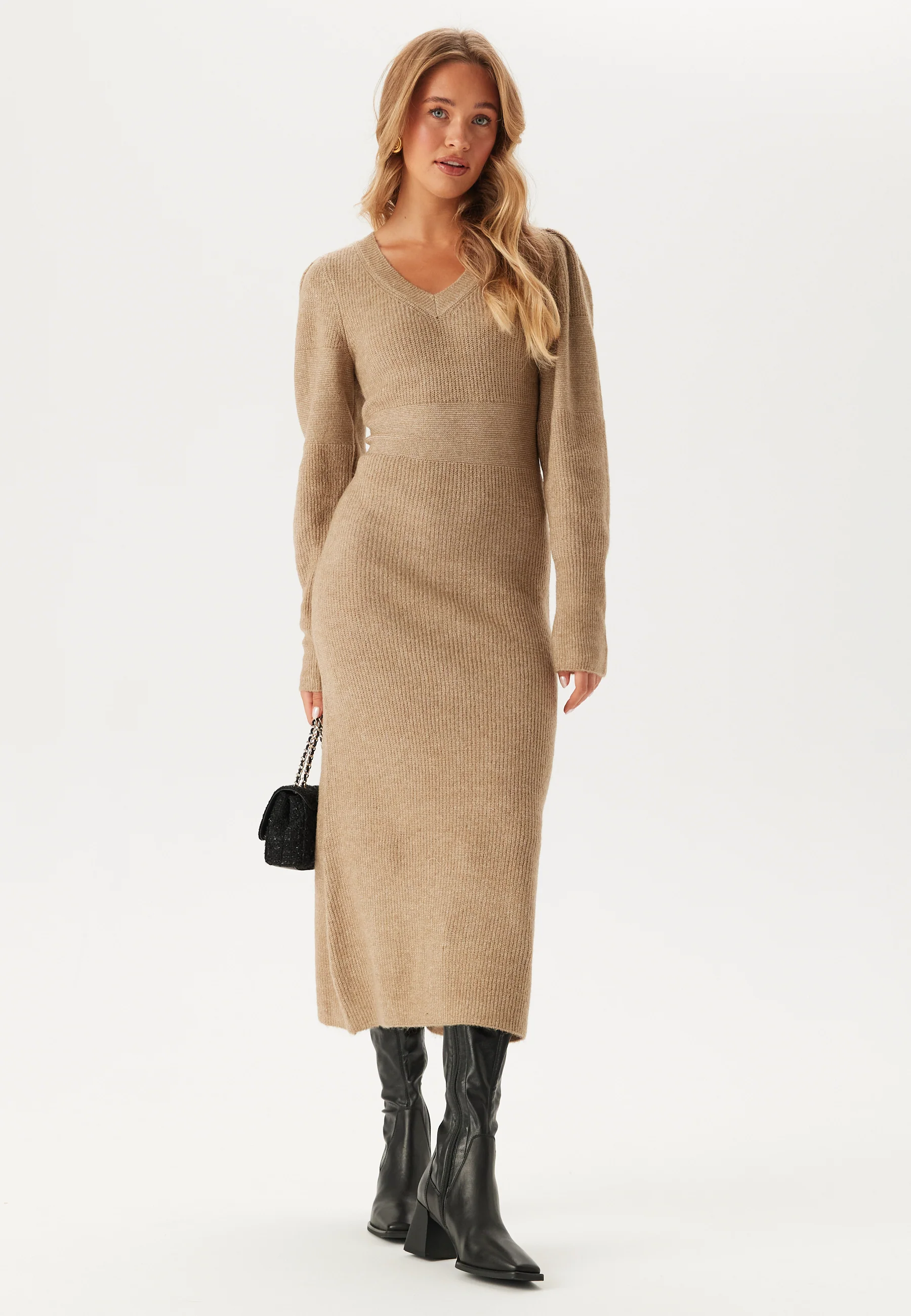 Vmangalina Ls V-neck 7/8 KNIT - Image 2