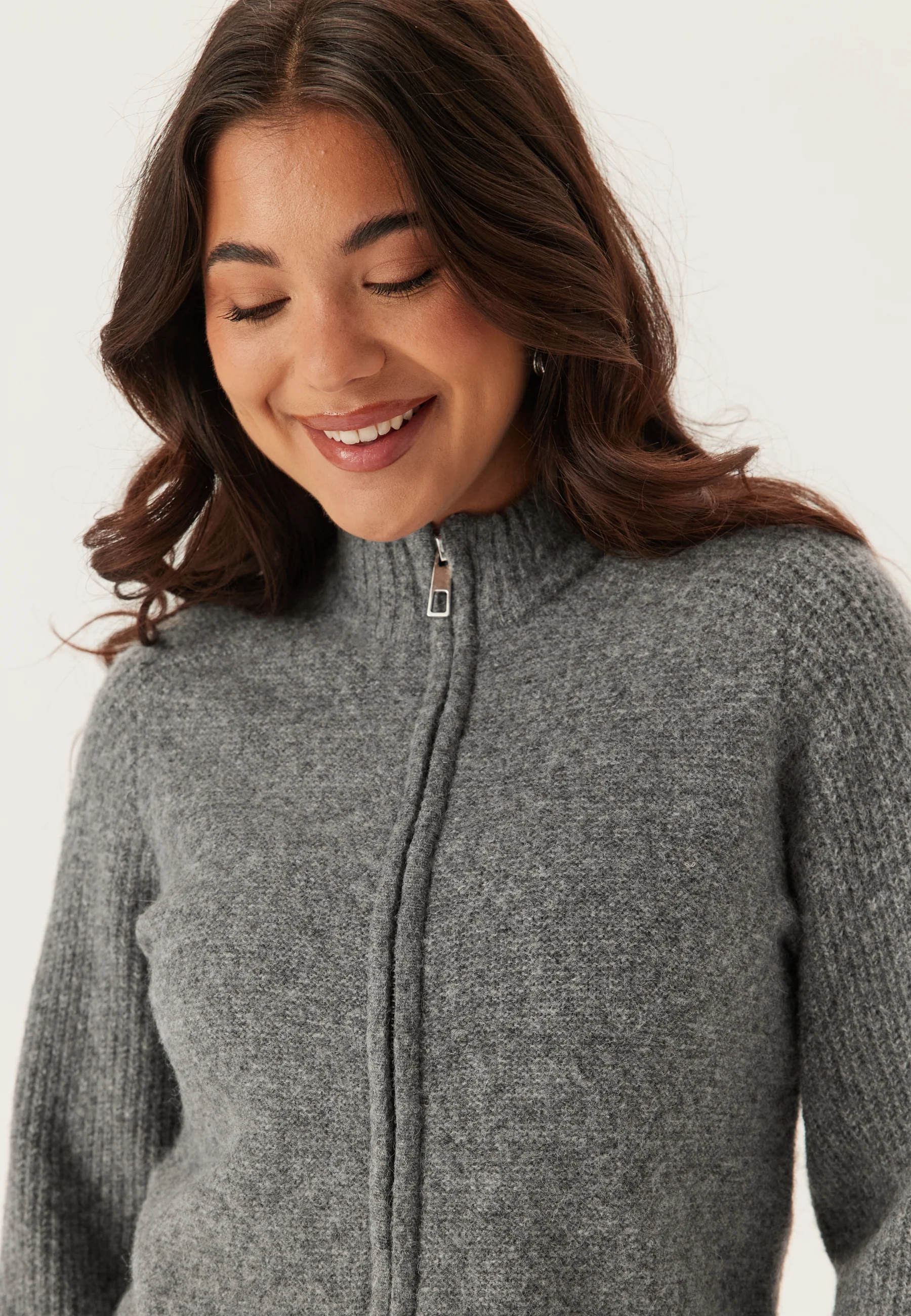 Vmbang Ls High Neck Zip Cardig - Image 2