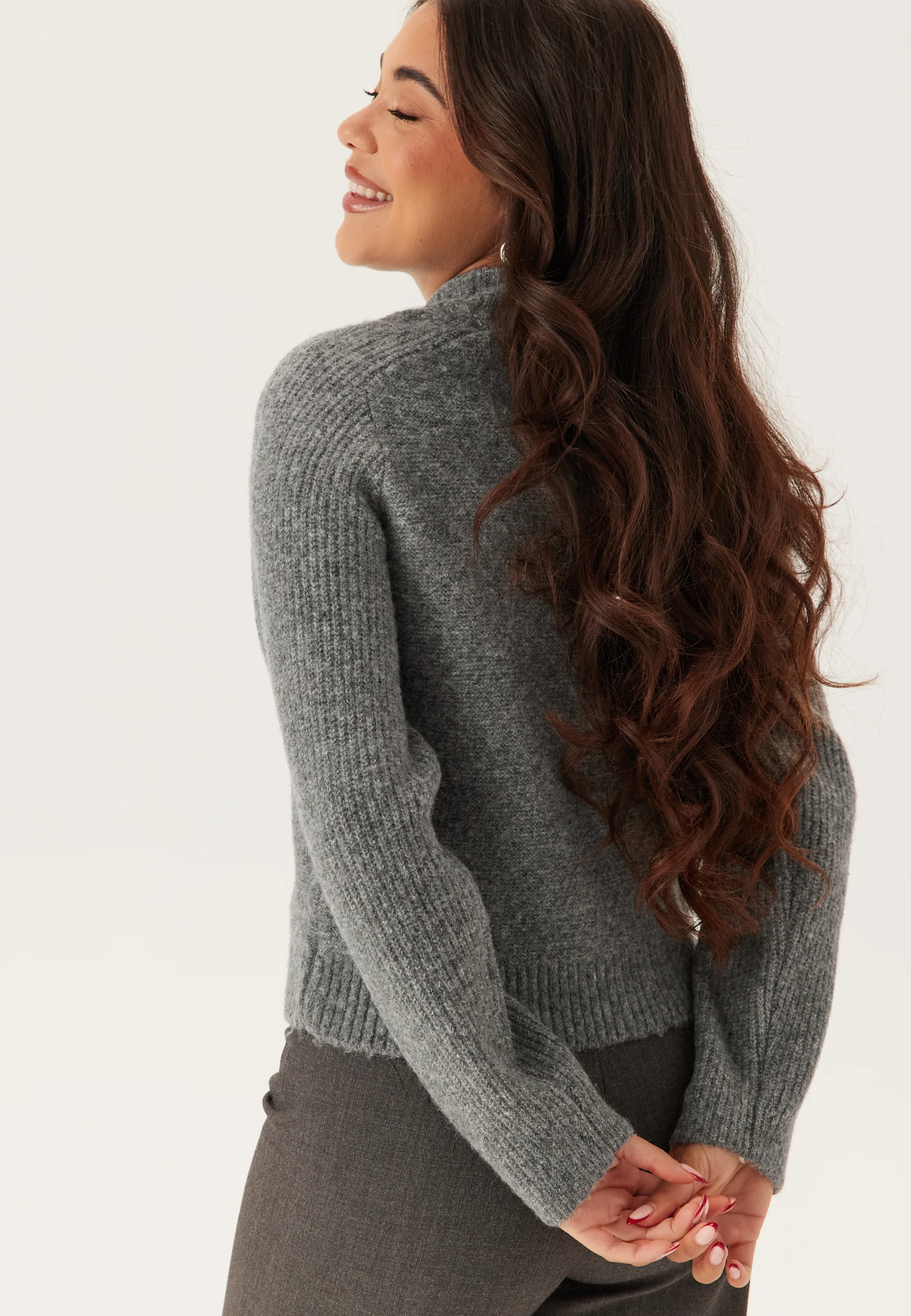Vmbang Ls High Neck Zip Cardig - Image 3