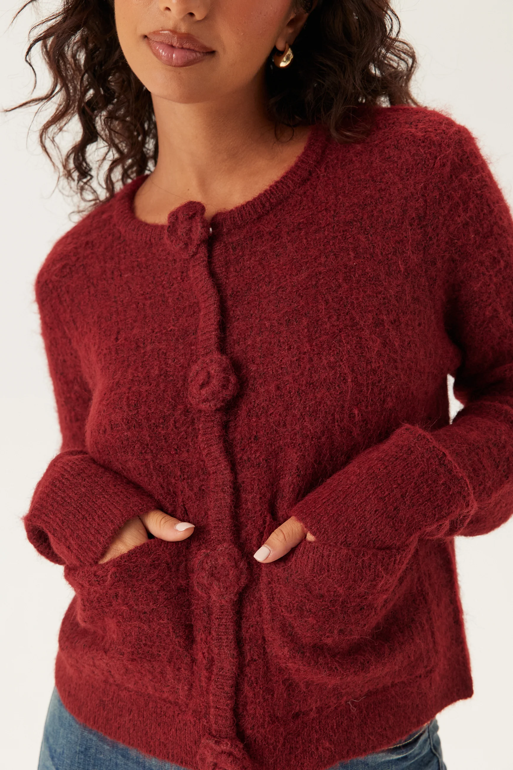 Vmblossom Ls O-neck Cardigan - Image 4
