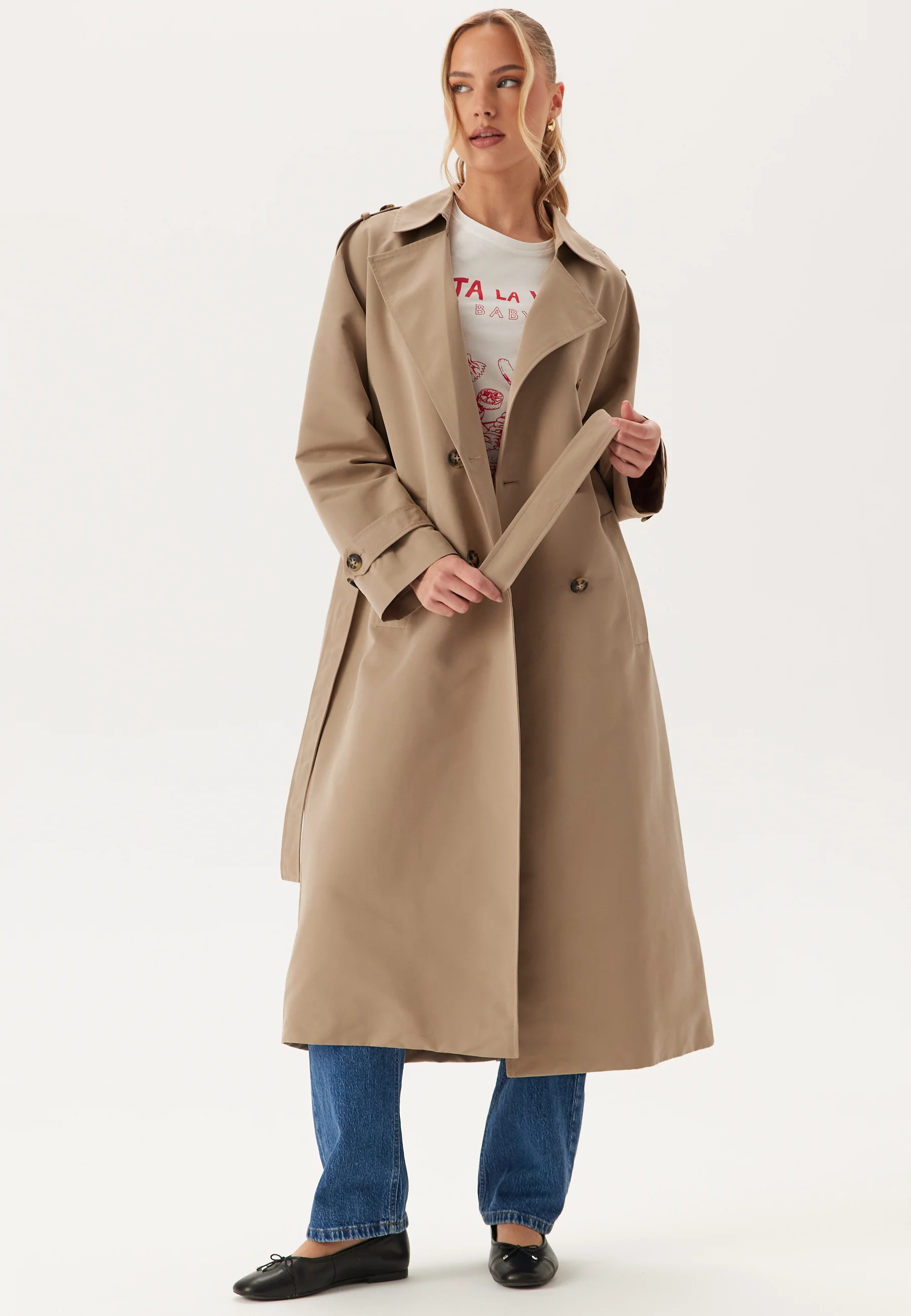 Vmchloe Long Trenchcoat - Image 2