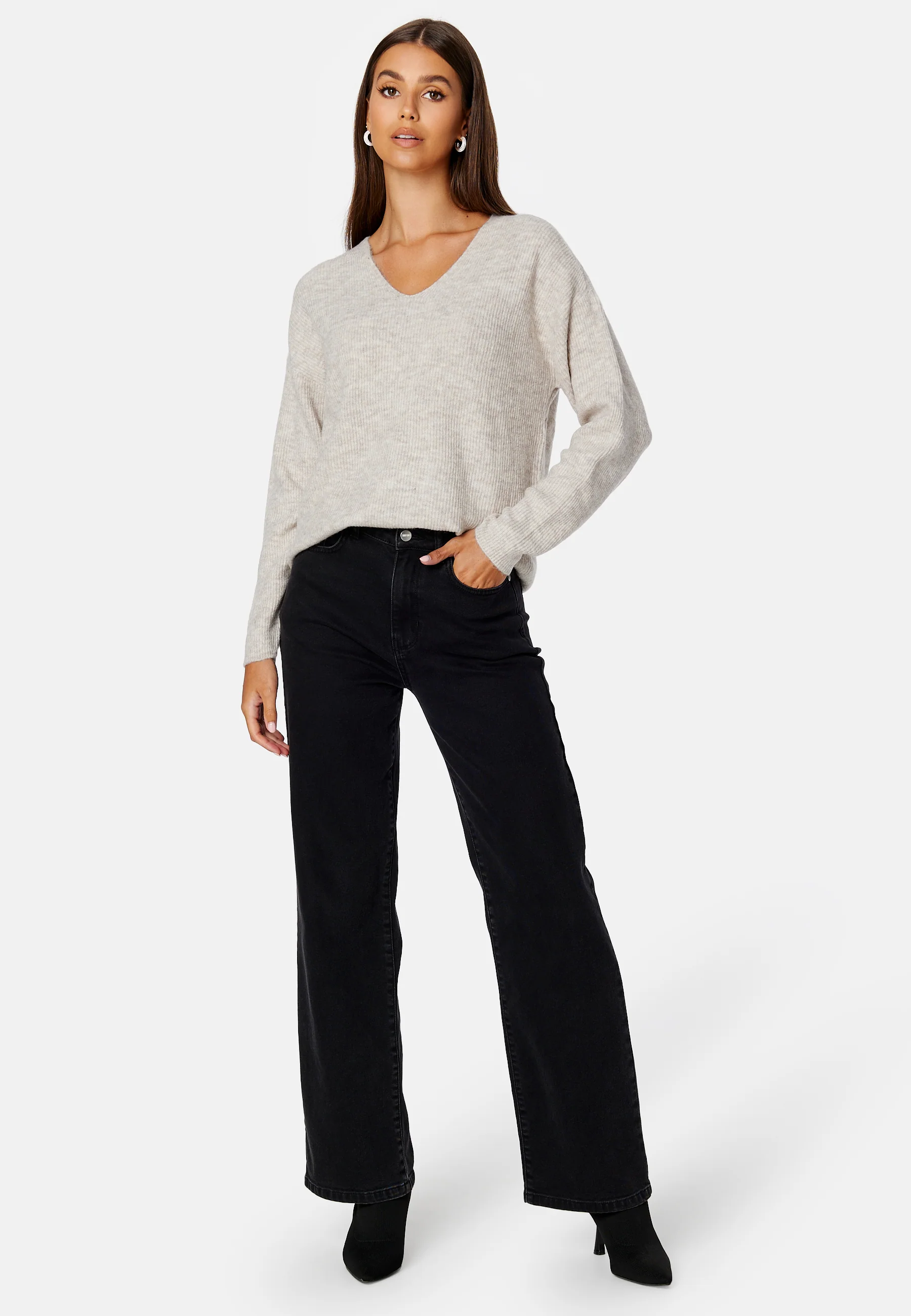 Vmcrewlefile V-Neck Pullover - Image 2