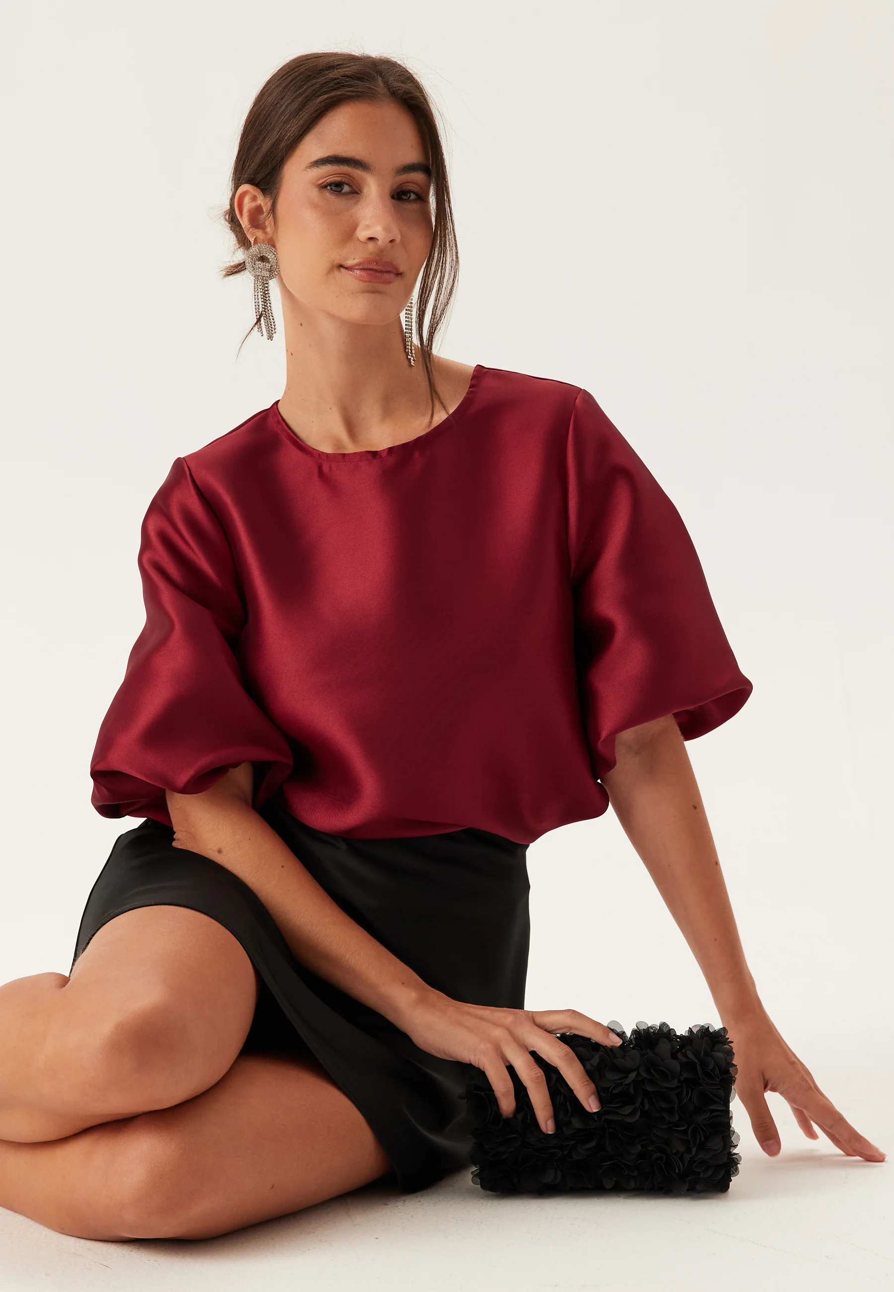 Vmdaisy 2/4 O-NECK SHORT TOP