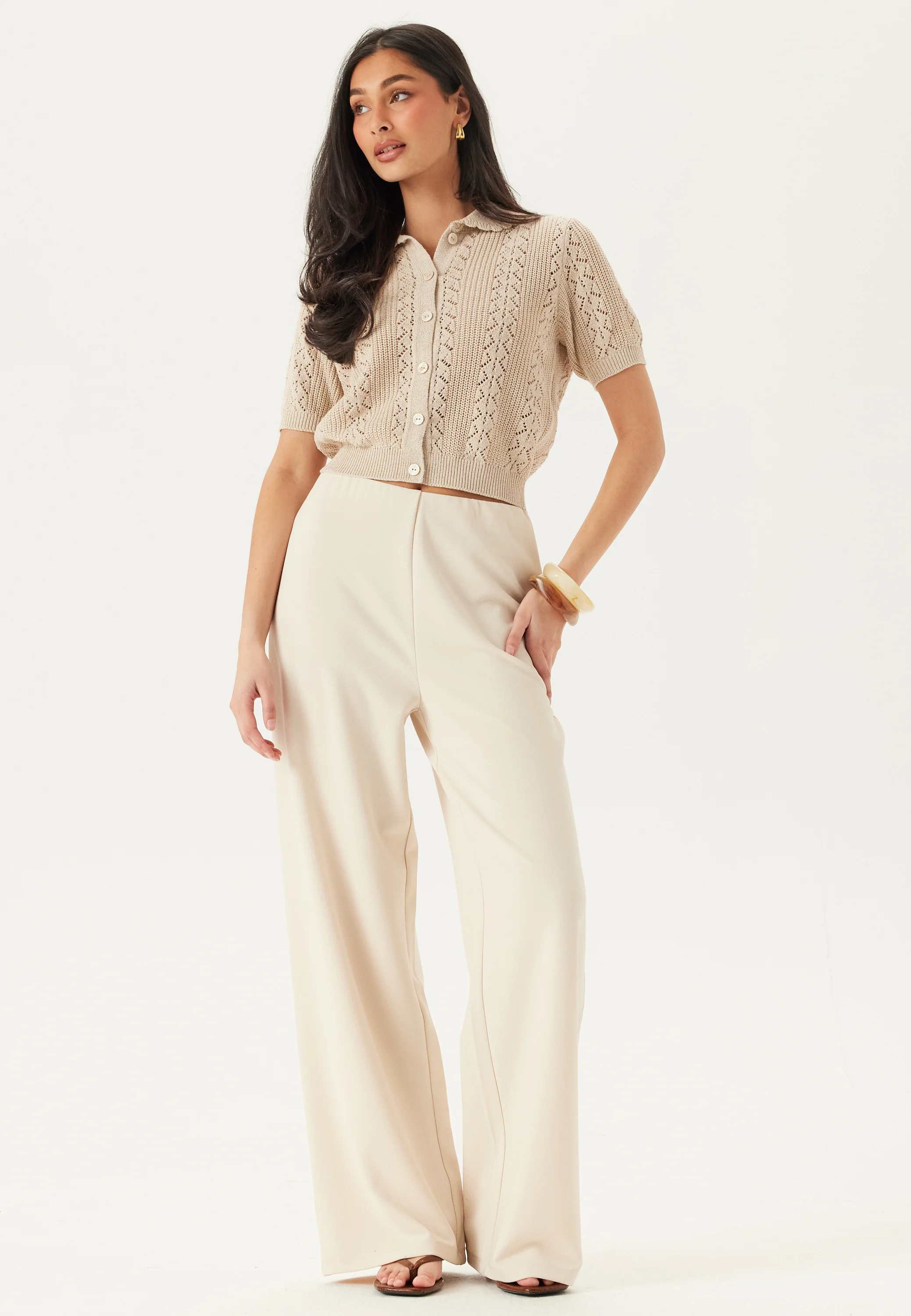 Vmdaria Ss Poloneck Cardigan - Image 4