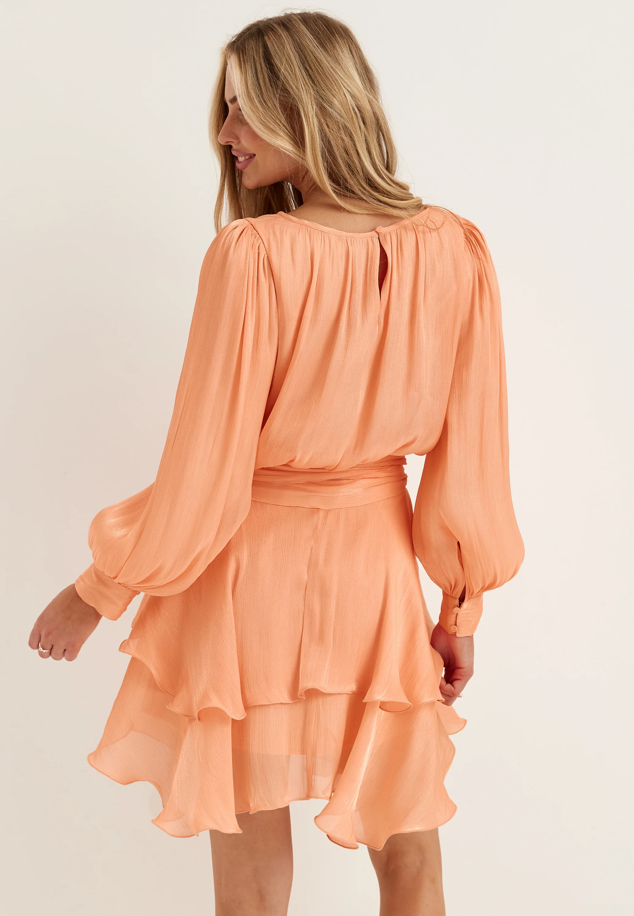 Vmelisa Ls Detail Short Dress - Image 3