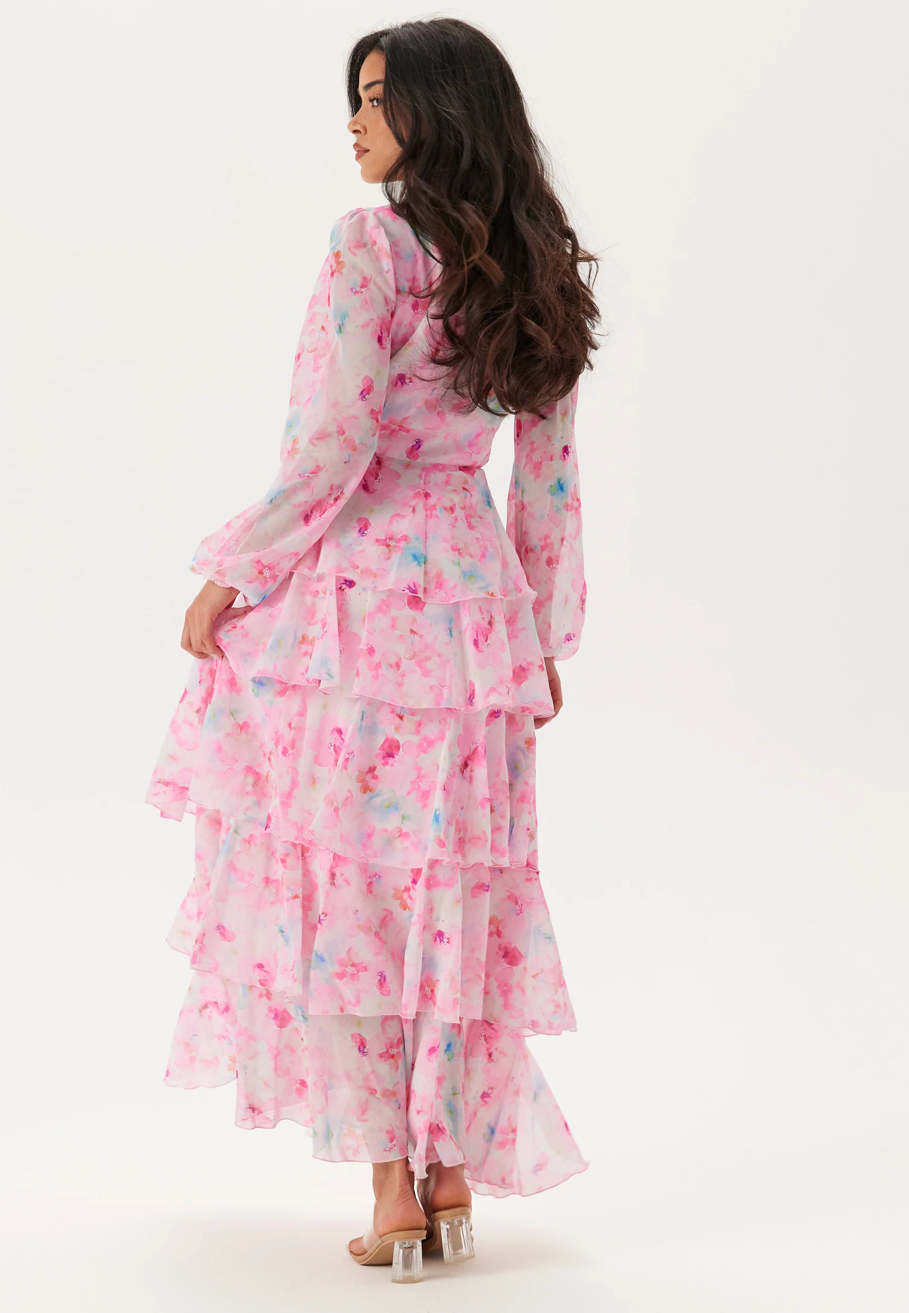 Vmfelicia Ls Ruffle Maxi Dress - Image 2