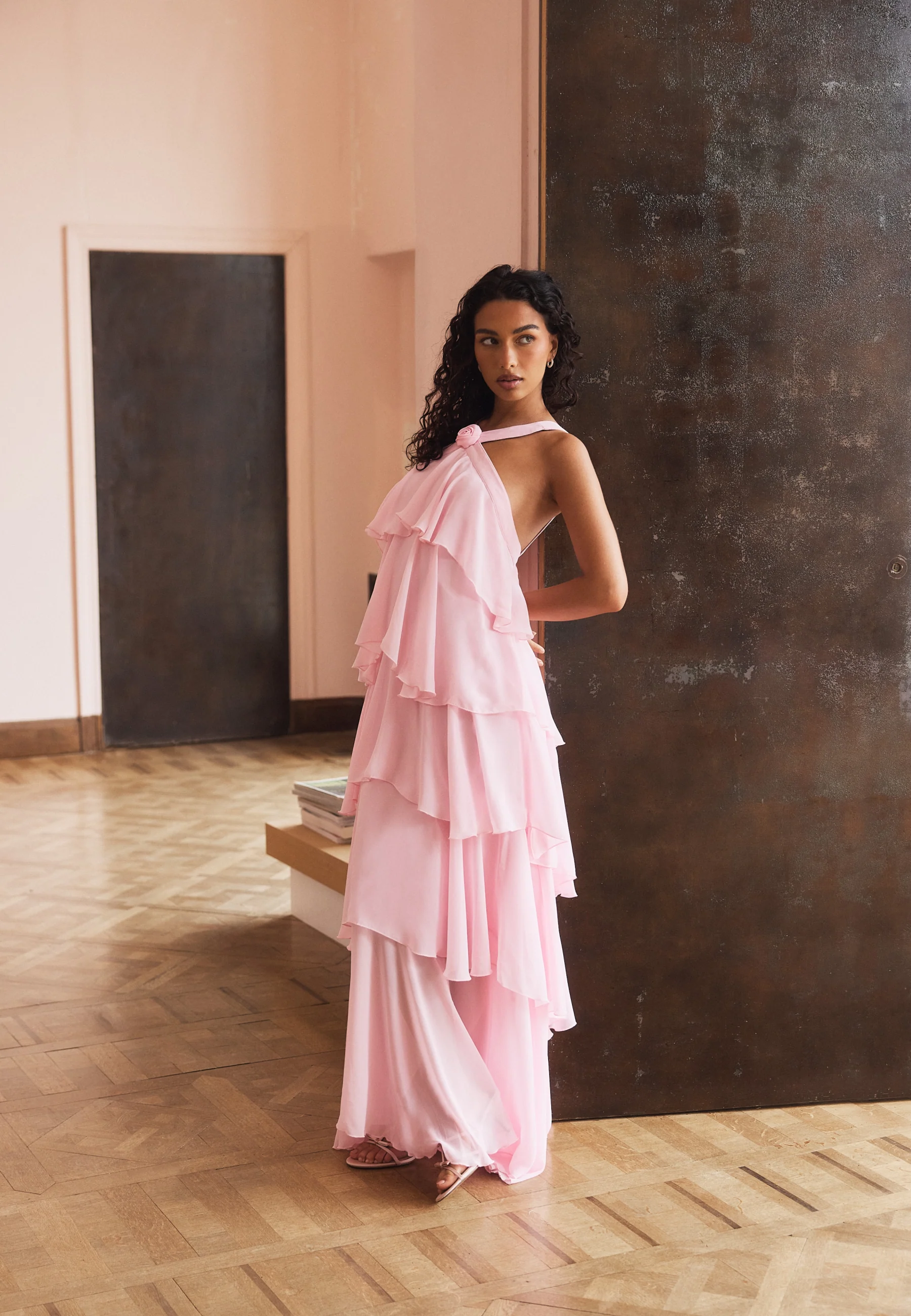 Vmfelicia Sl Ruffle Maxi Dress - Image 2