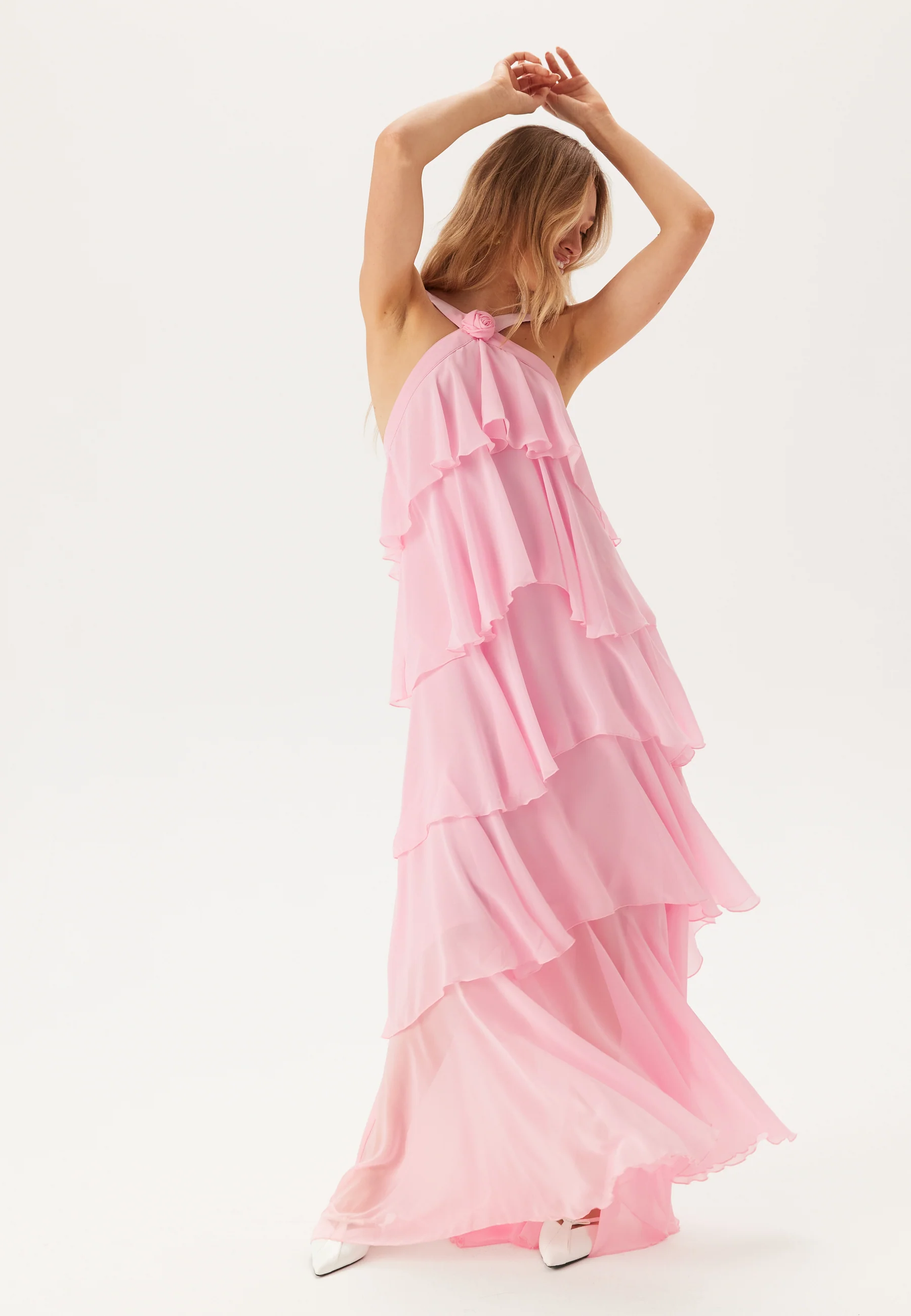 Vmfelicia Sl Ruffle Maxi Dress - Image 8