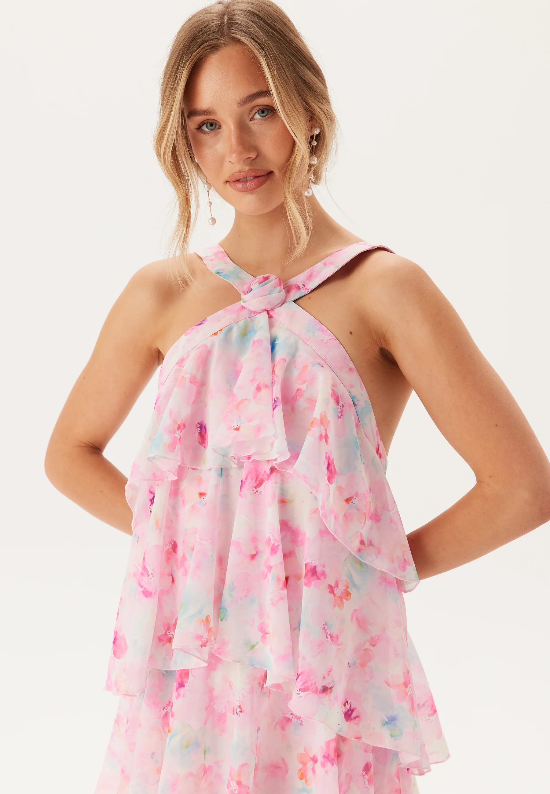 Vmfelicia Sl Ruffle Maxi Dress - Image 5
