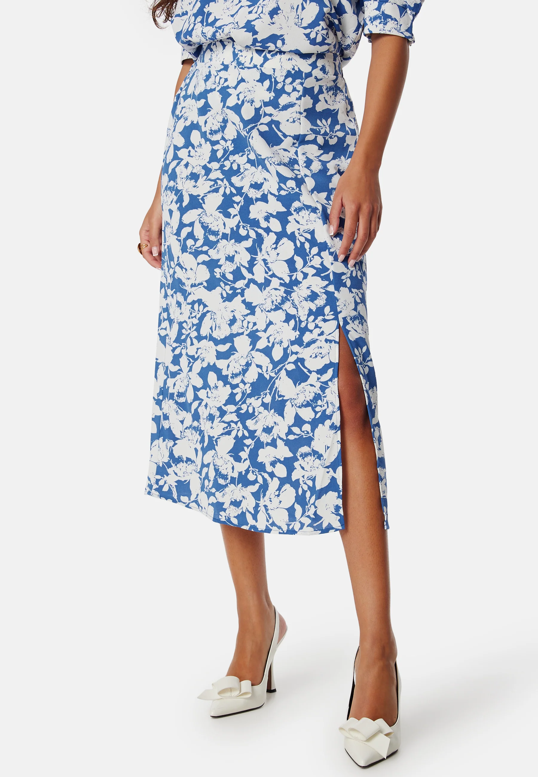 Vmfrej high waist 7/8 pencil skirt