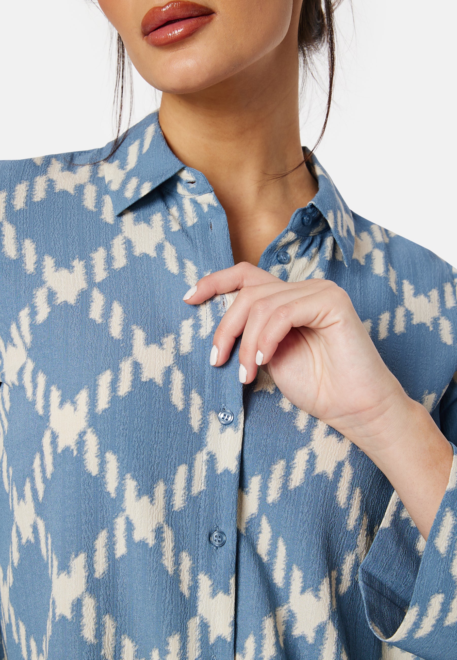 Vmginas betine LS oversized shirt - Image 4