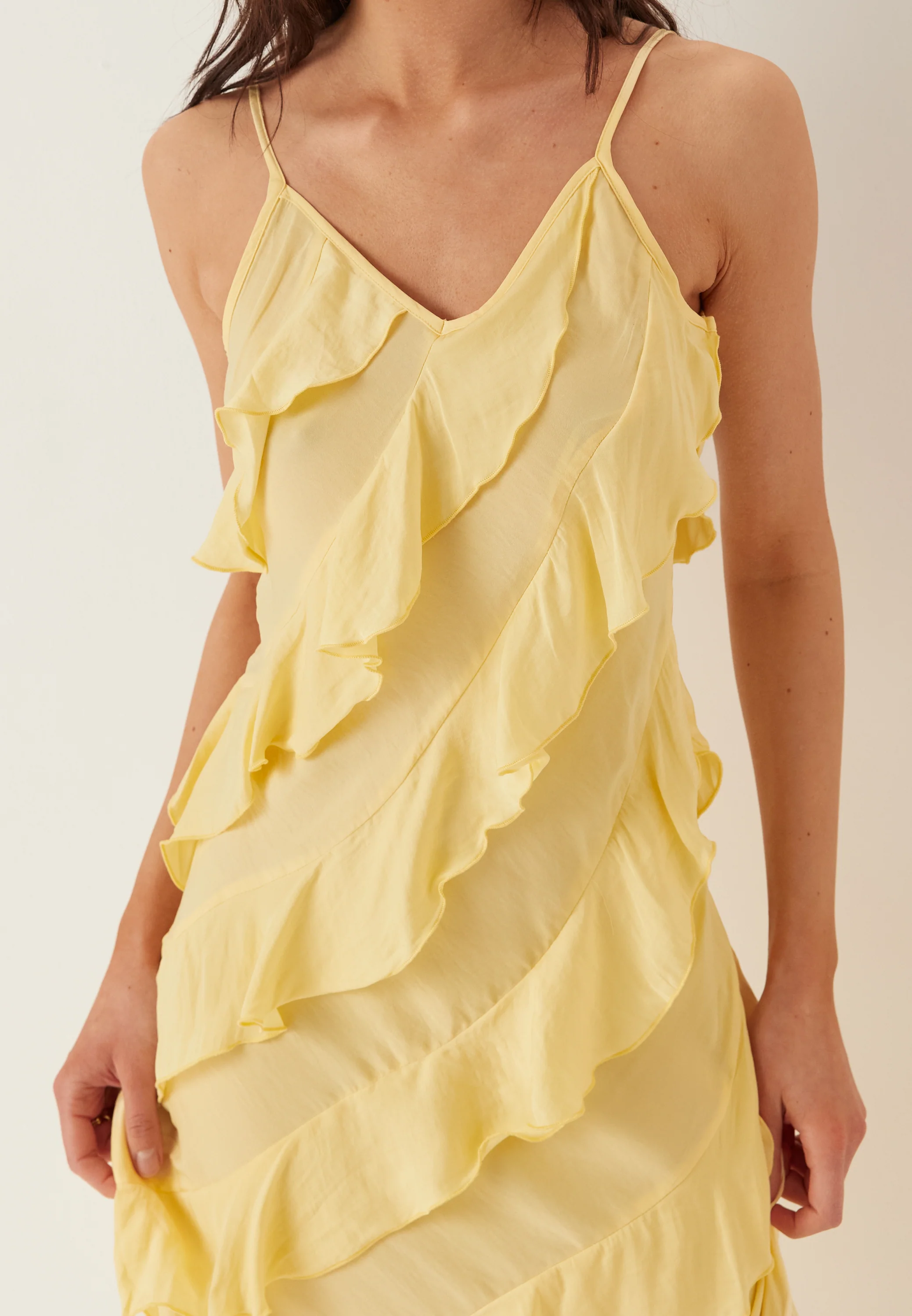 Vmicelyn Sl Ruffle Maxi Dress - Image 4