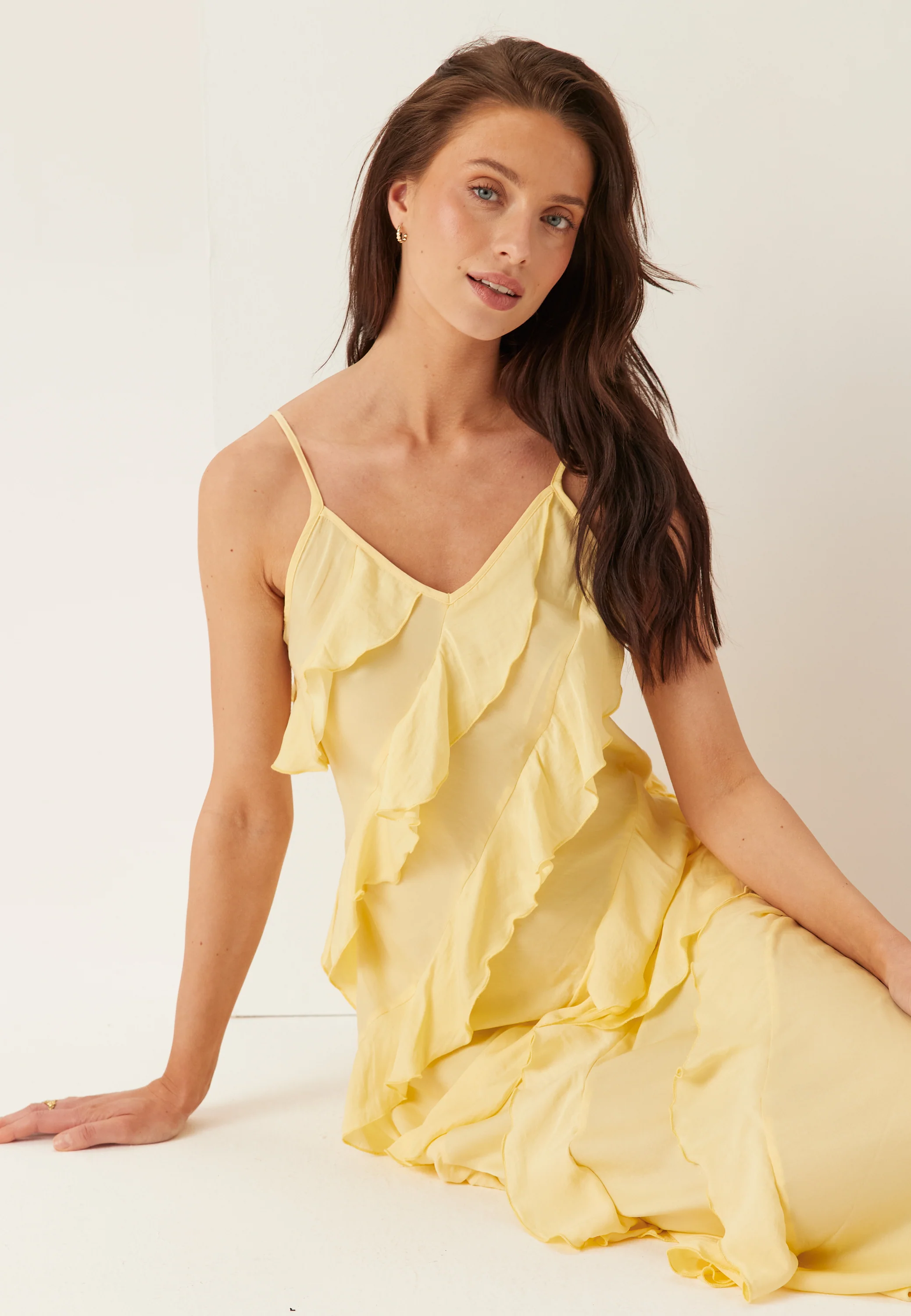 Vmicelyn Sl Ruffle Maxi Dress - Image 6