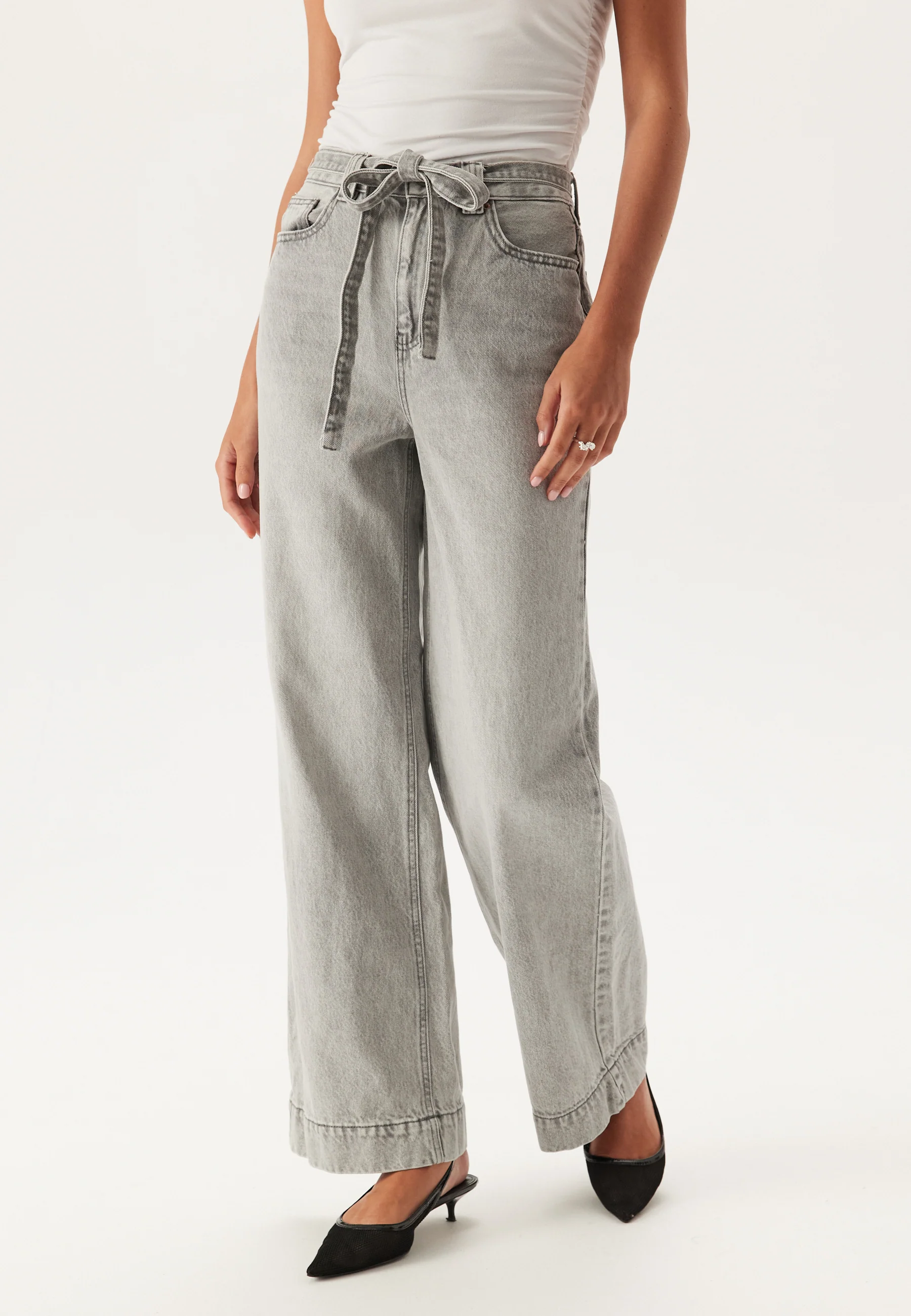 Vmkathy Shr Wide Denim Jeans L - Image 3