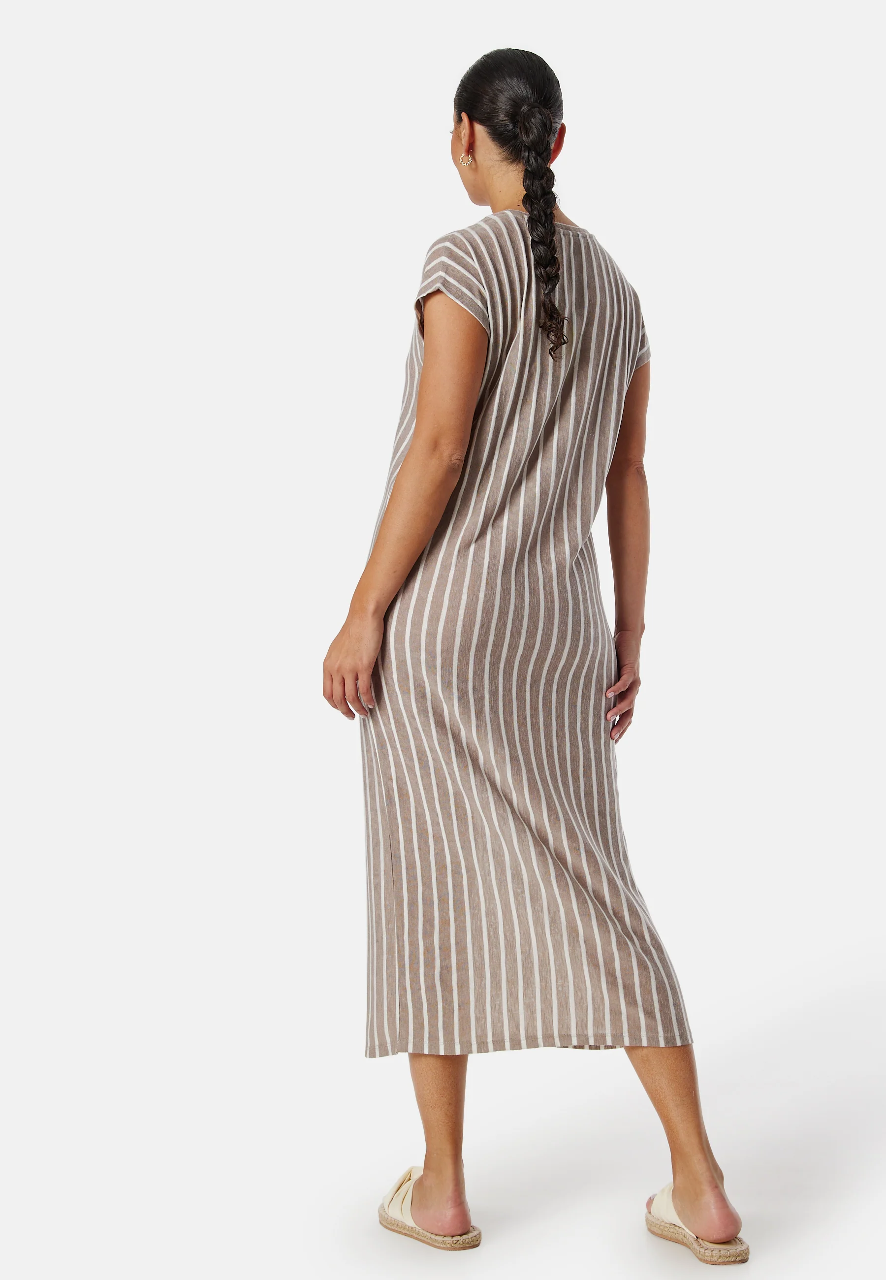 Vmlana Ss V-neck Calf Dress Jrs - Image 2