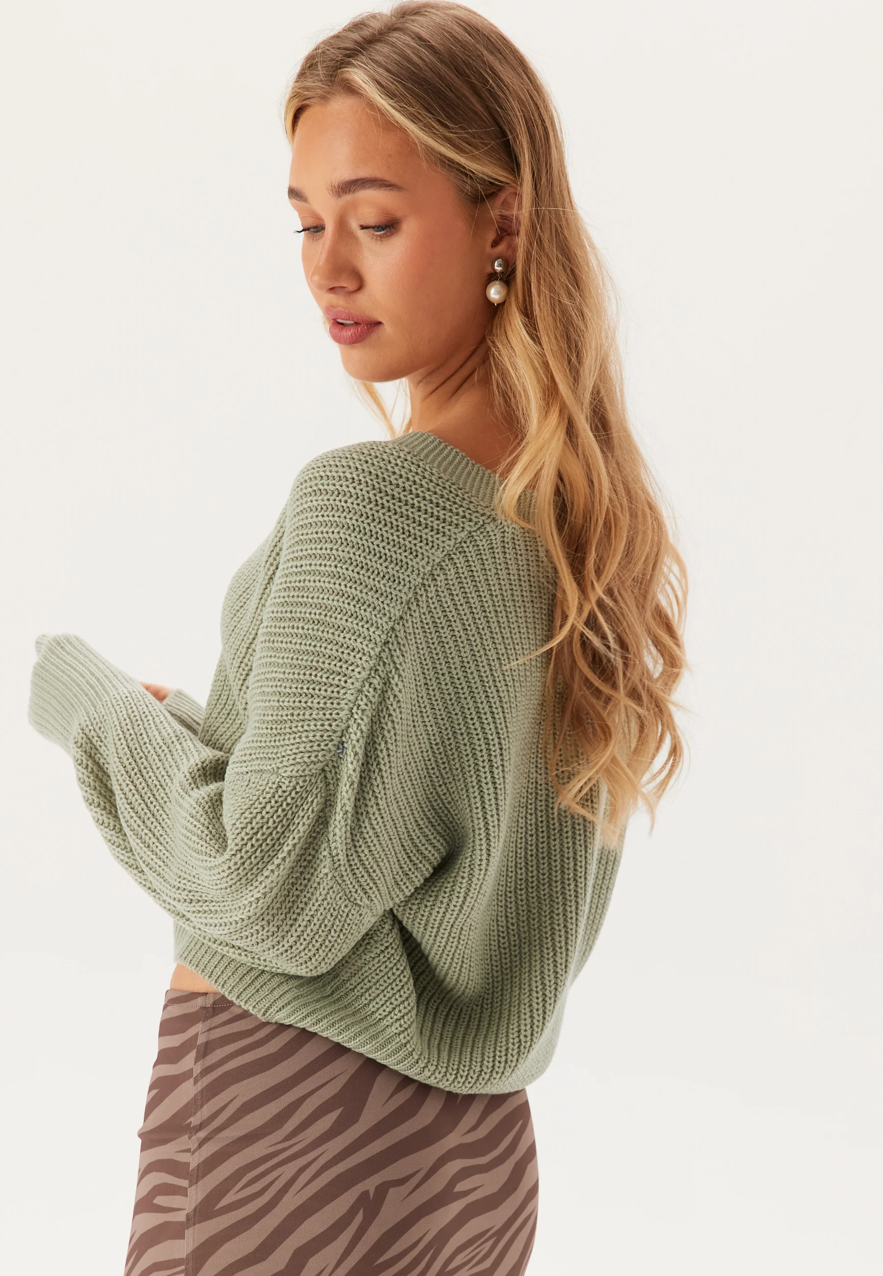 Vmlea LS V-Neck Cuff Cardigan - Image 2