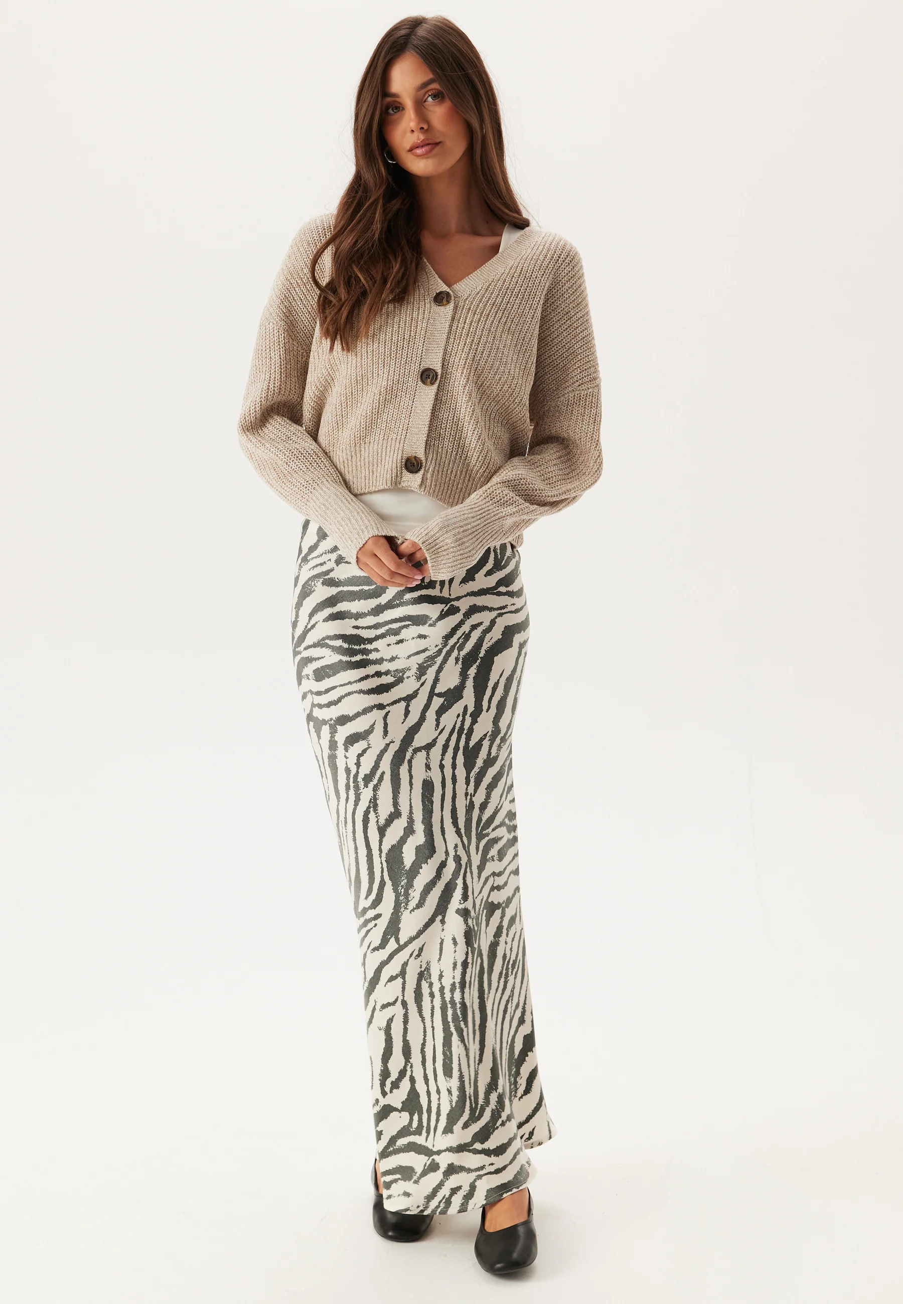 Vmlea LS V-Neck Cuff Cardigan - Image 3