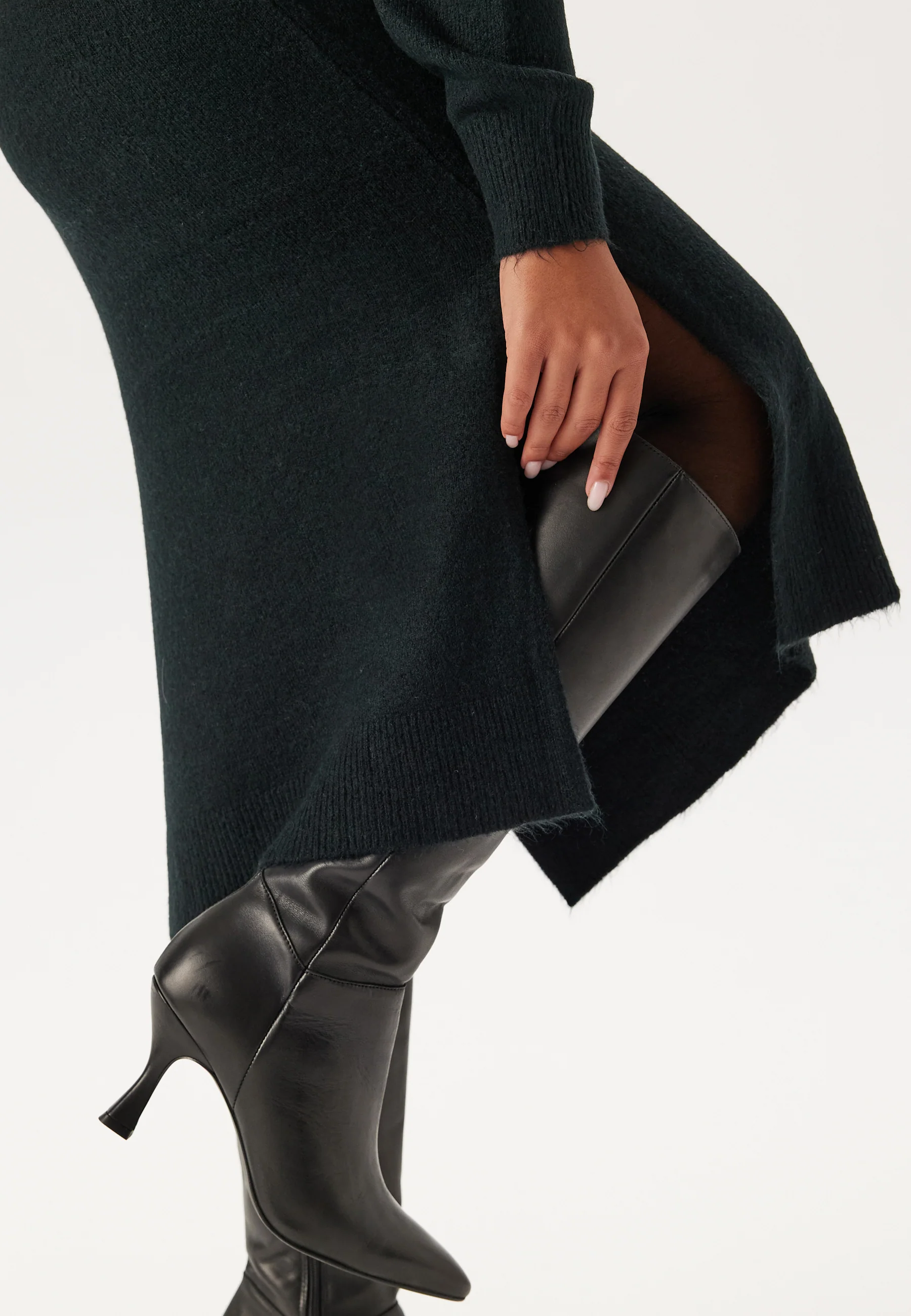 Vmlefile Ls Boatneck Calf Dress - Image 4
