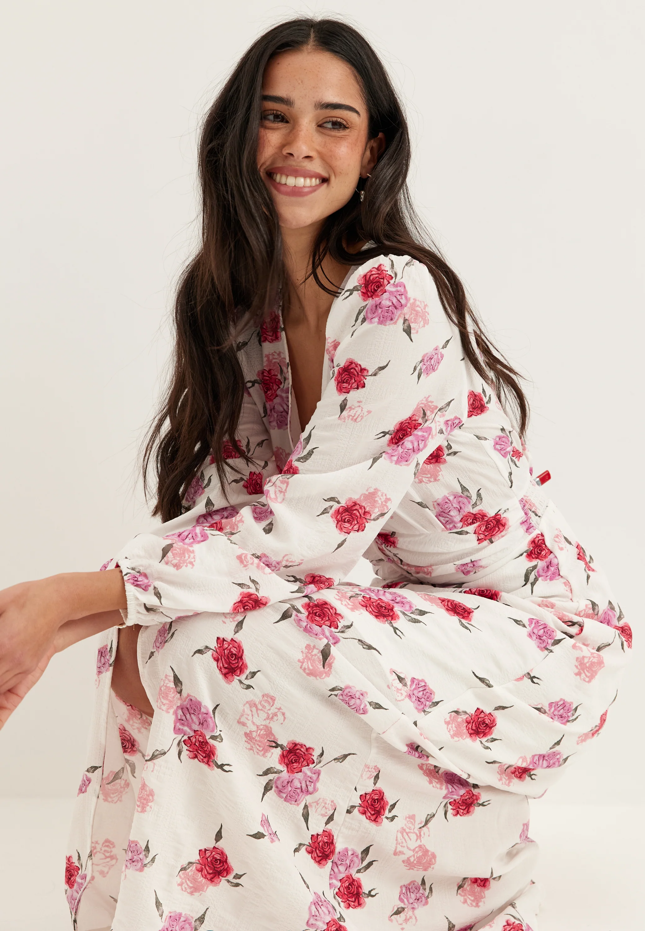 Vmlisa Ls V-neck Long Dress - Image 2
