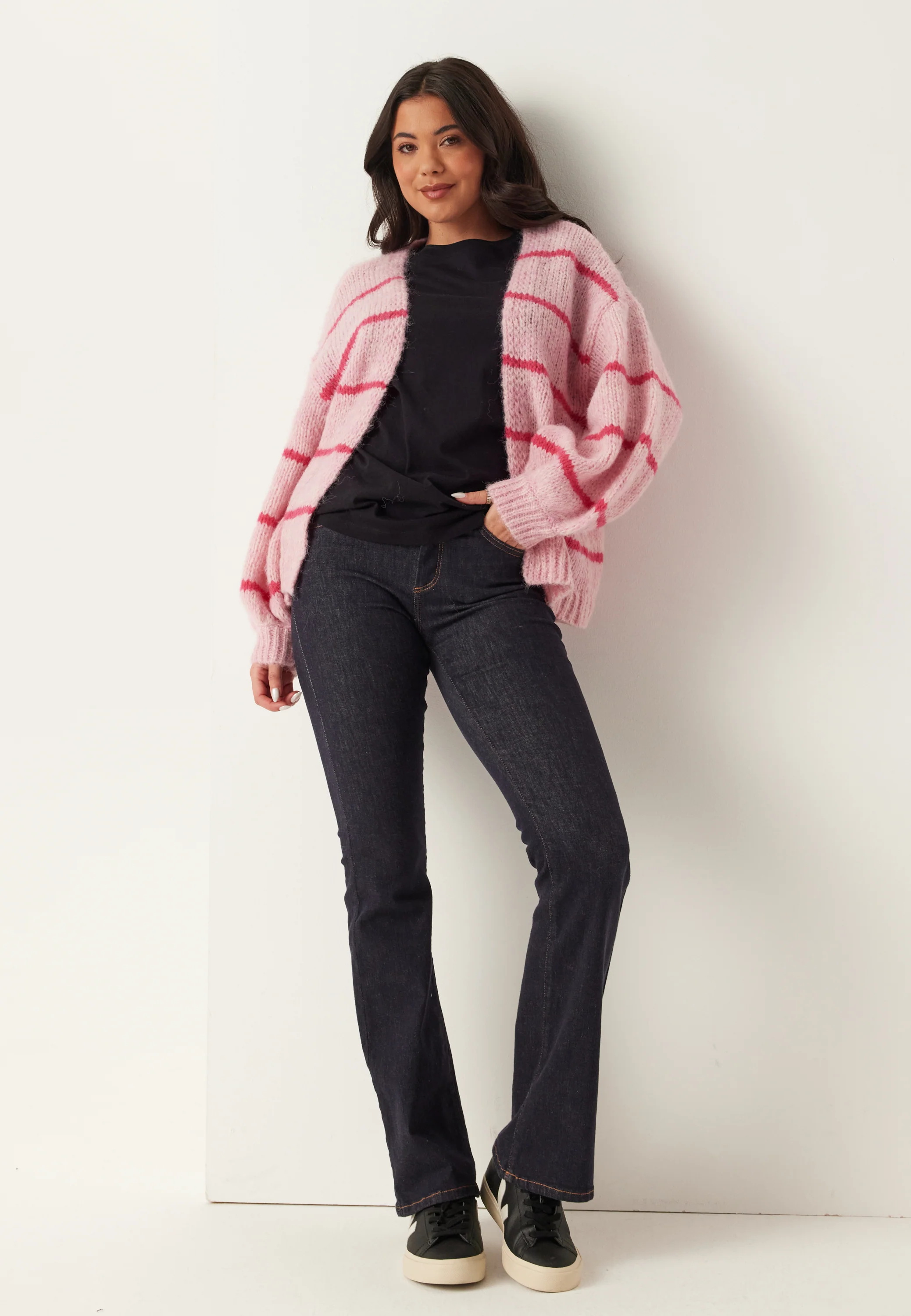 Vmmaybe Art Ls Open Cardigan - Image 4