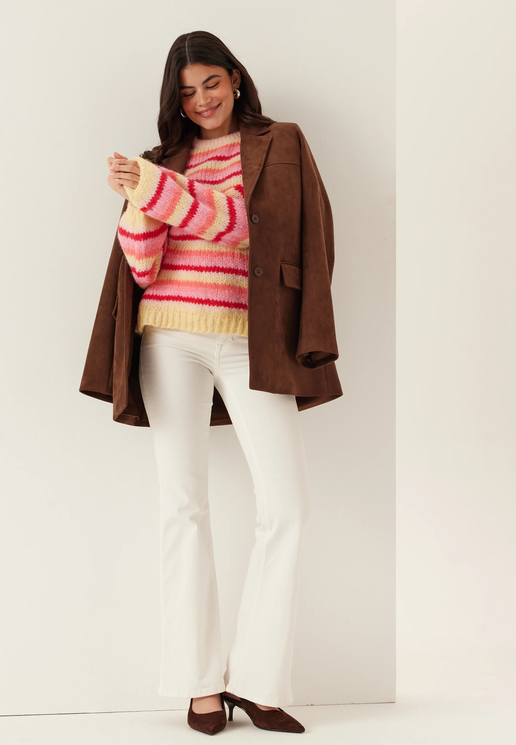Vmmaybe Stripe Ls O-neck Pullover - Image 2
