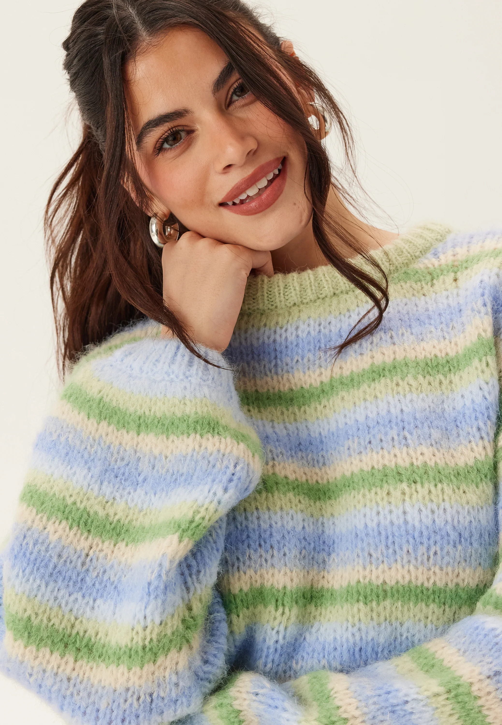 Vmmaybe Stripe Ls O-neck Pullover - Image 3