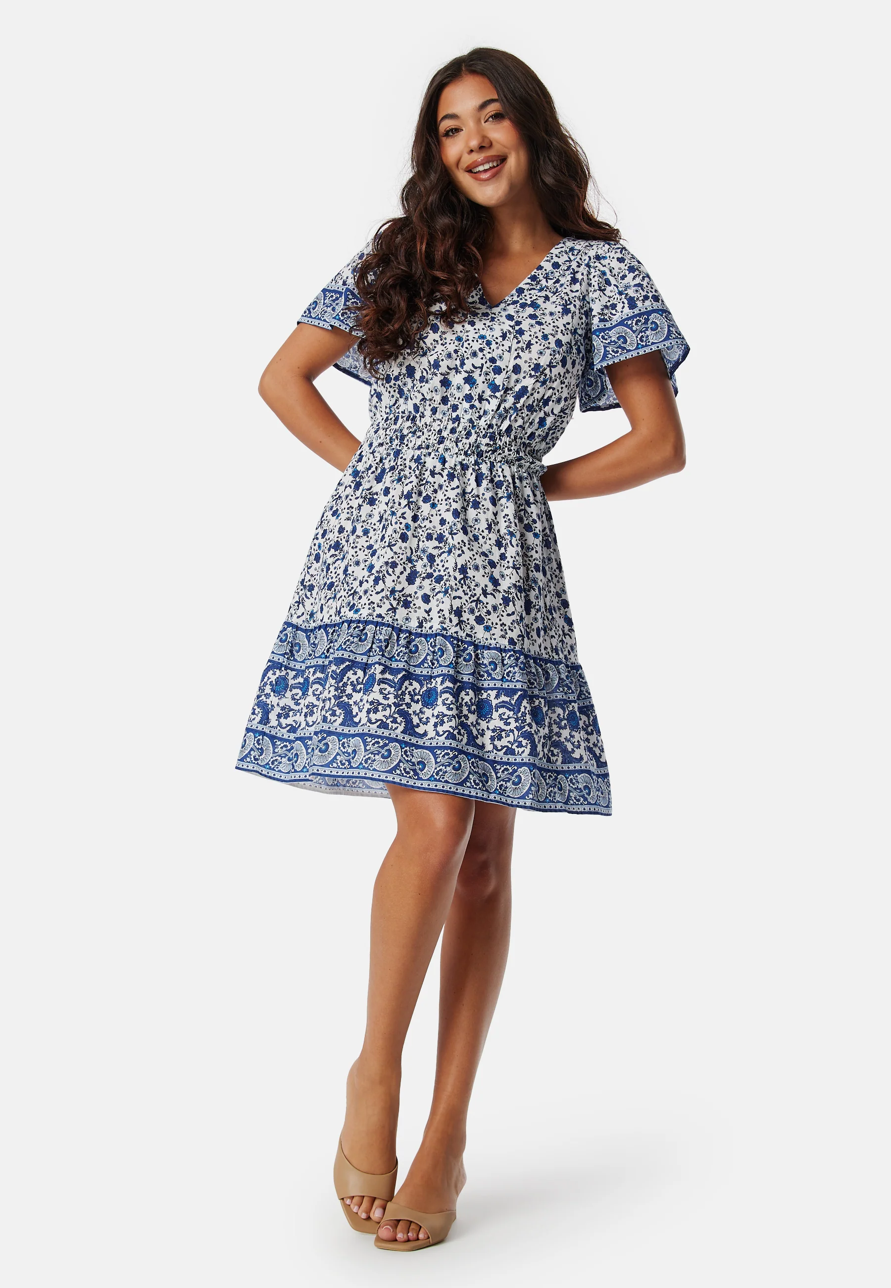 Vmmilan Ss Short Dress Wvn - Image 3