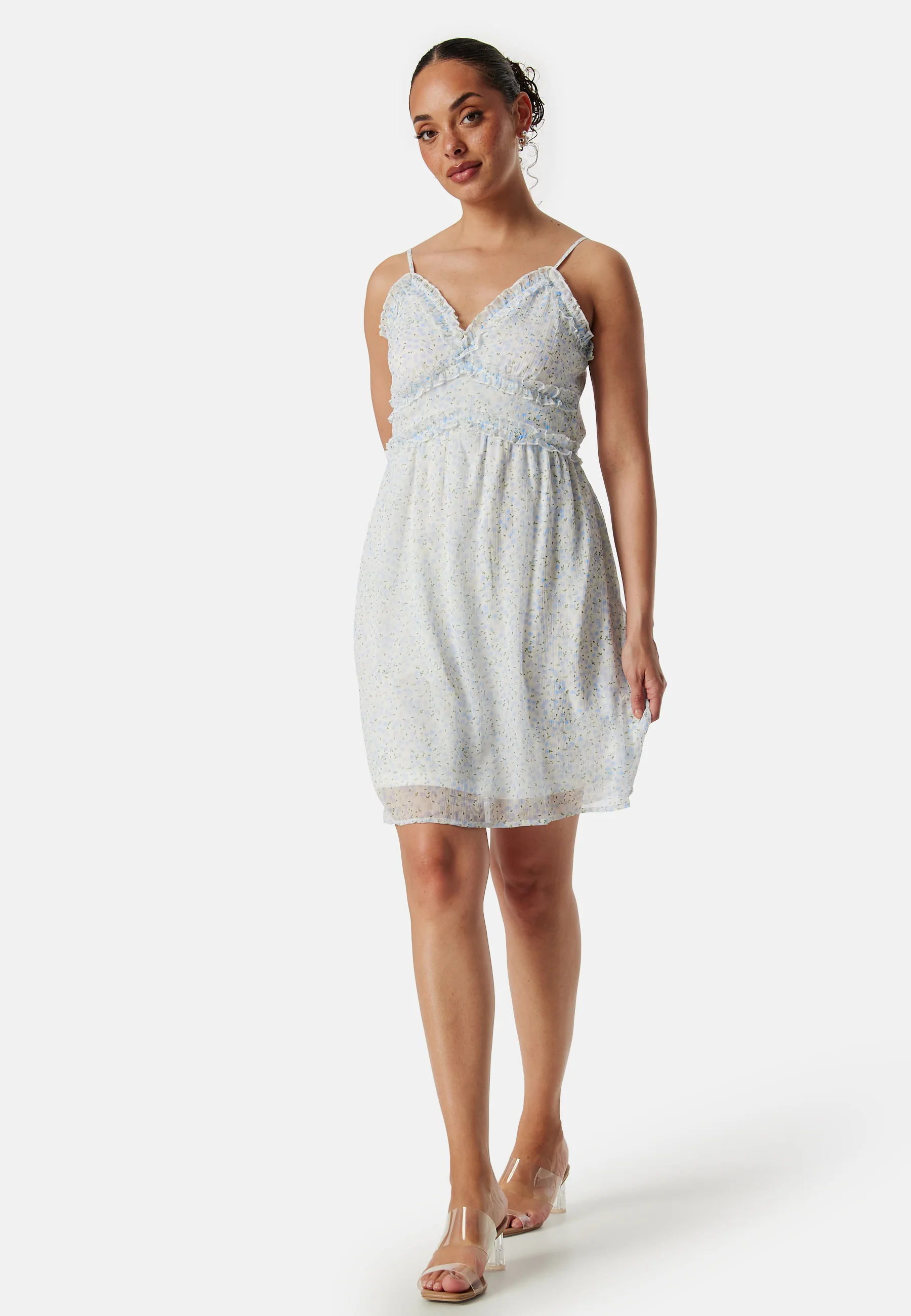 Vmsmilla singlet V frill dress - Image 3