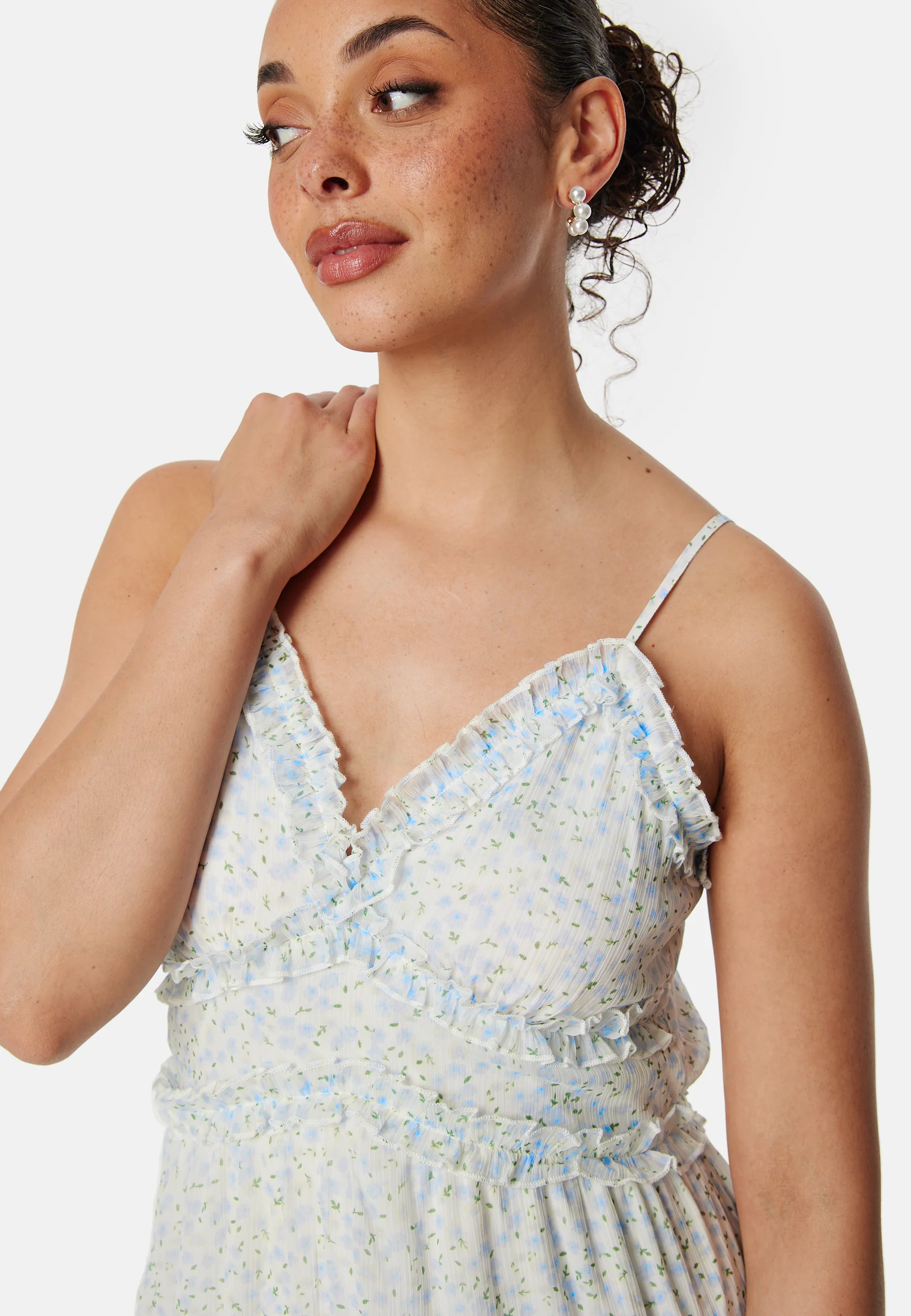 Vmsmilla singlet V frill dress - Image 4