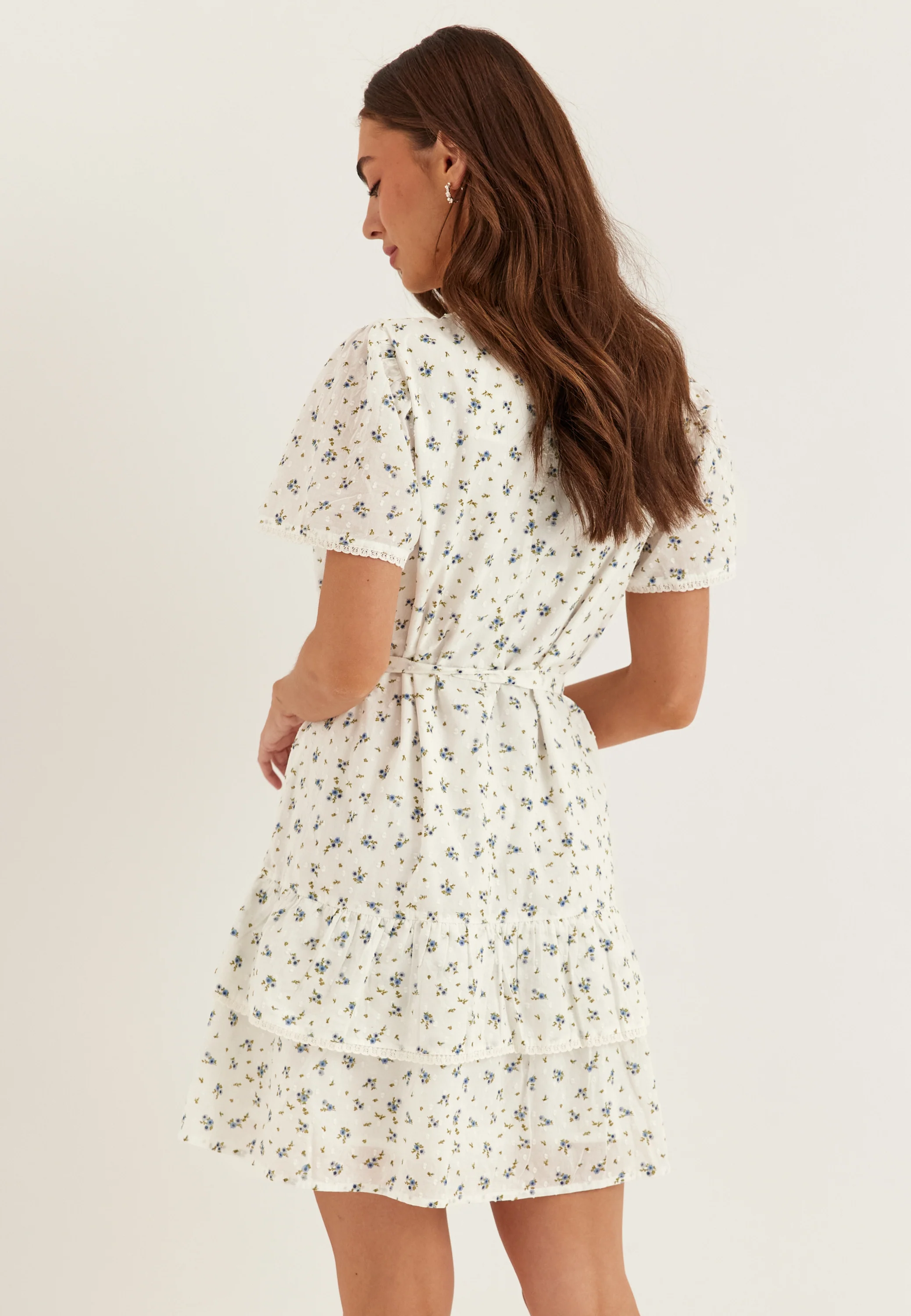 Vmtrine Ss Short Lace Dress Noos - Image 4