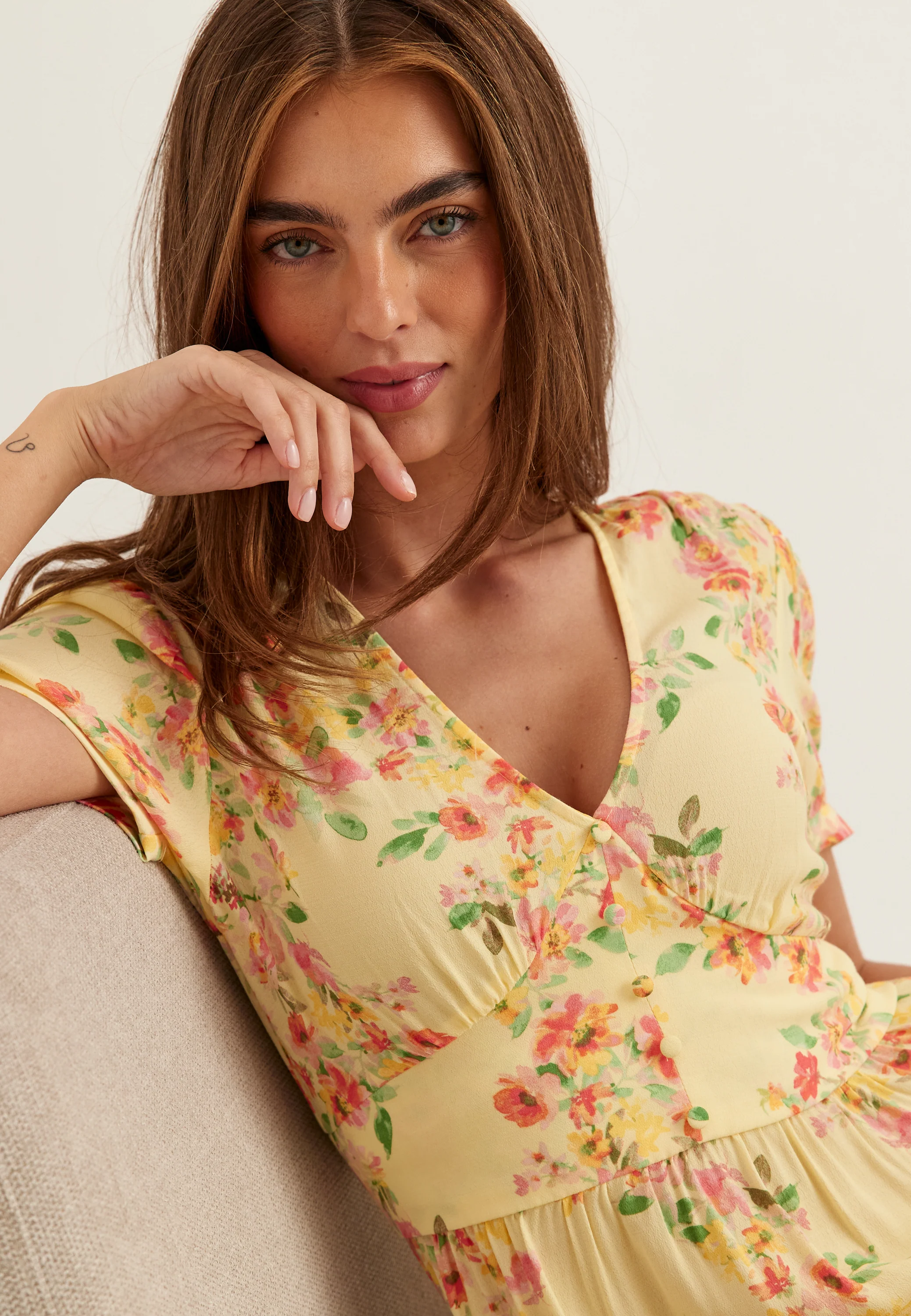 Vmvilma Holy Ss Short Dress - Image 4