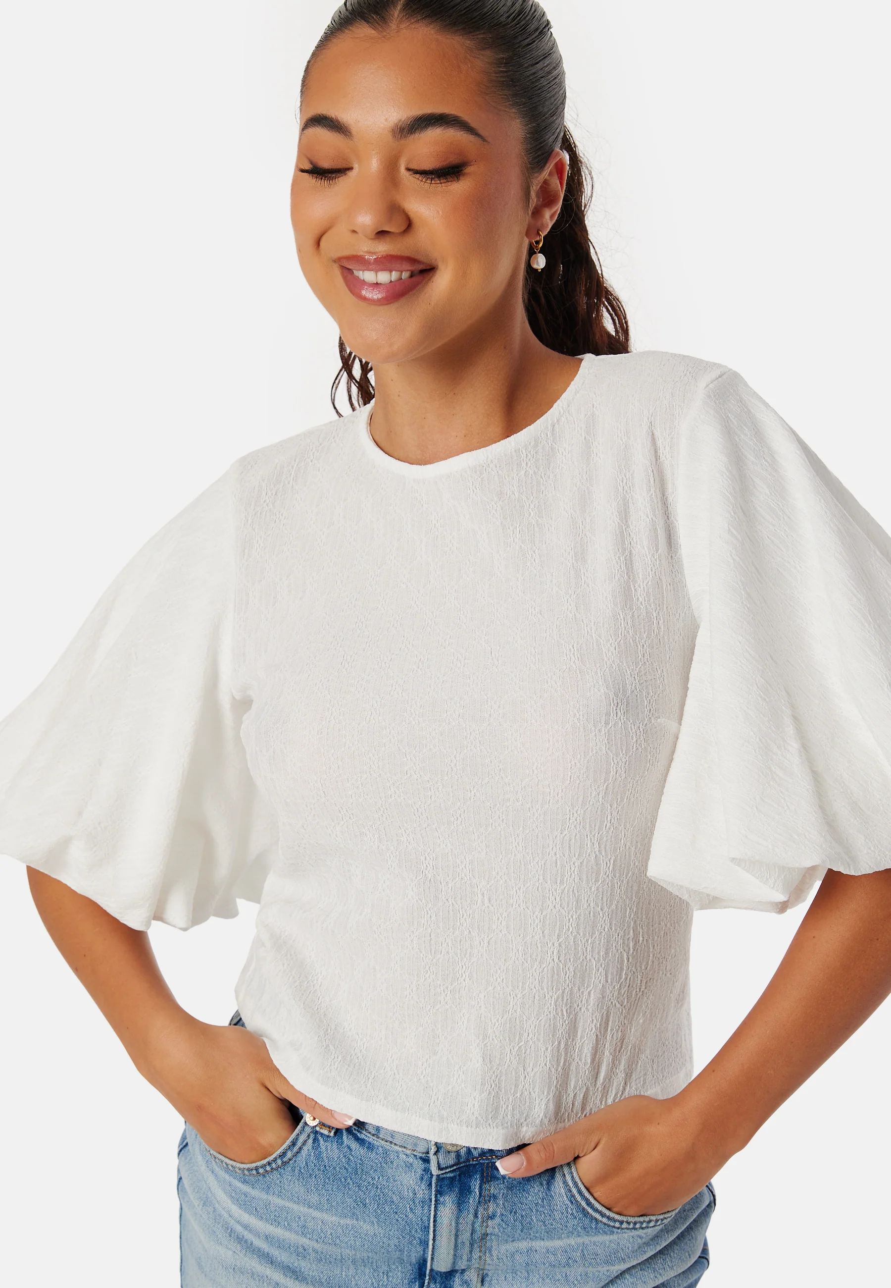 Volume Sleeve Blouse - Image 2