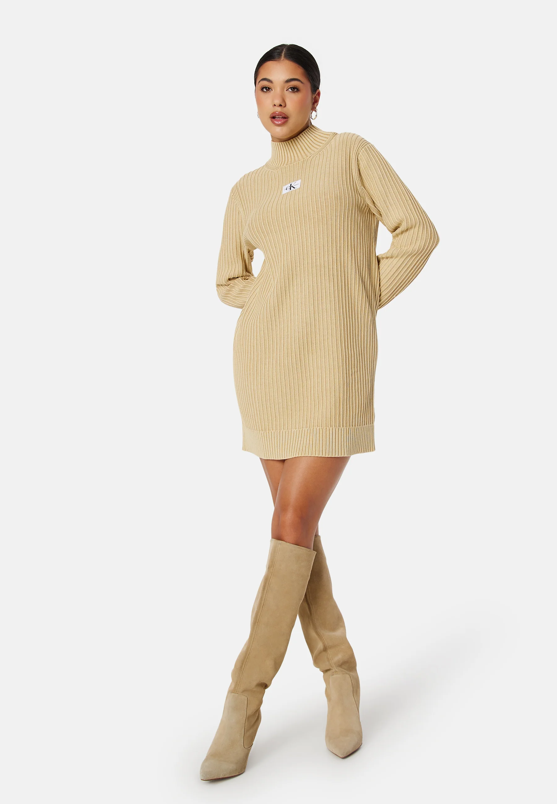 Washed Monologo Sweater Dress - Image 3