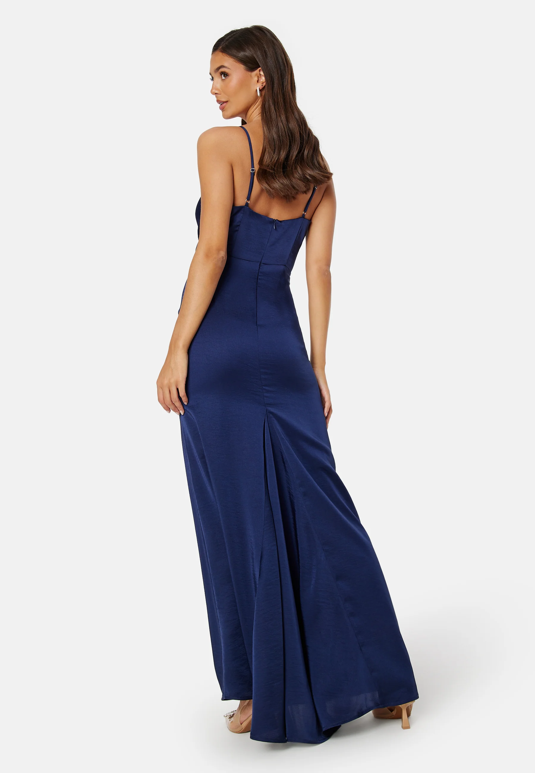 Waterfall Satin Gown - Image 3