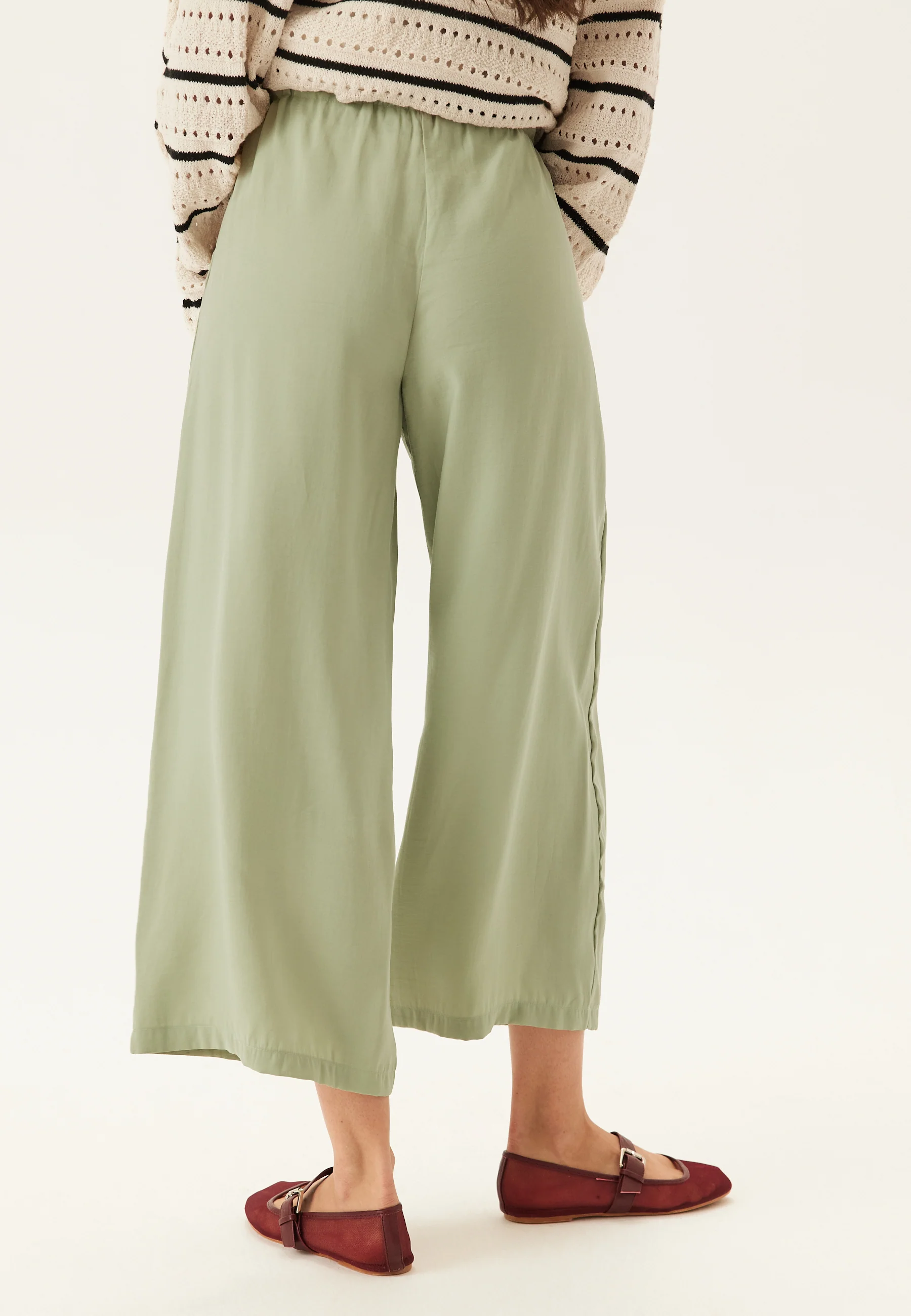 Wide Ankle Modal Trousers - Image 5