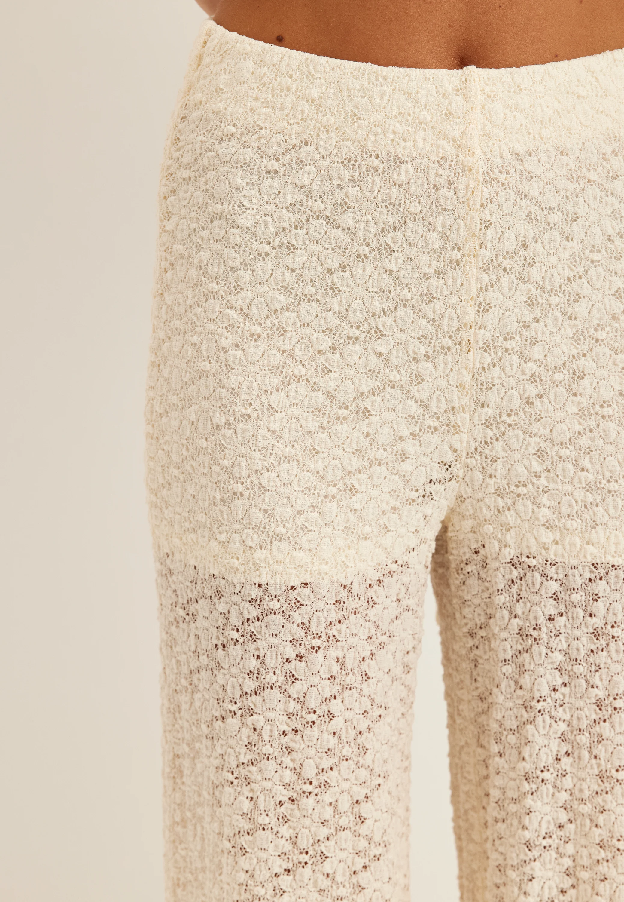Wide Lace Trousers - Image 9