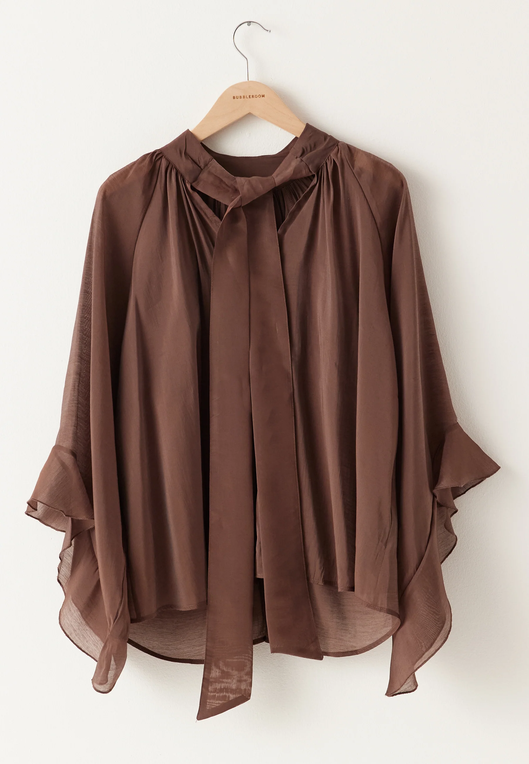 Wide Sleeve Bow Blouse - Image 6